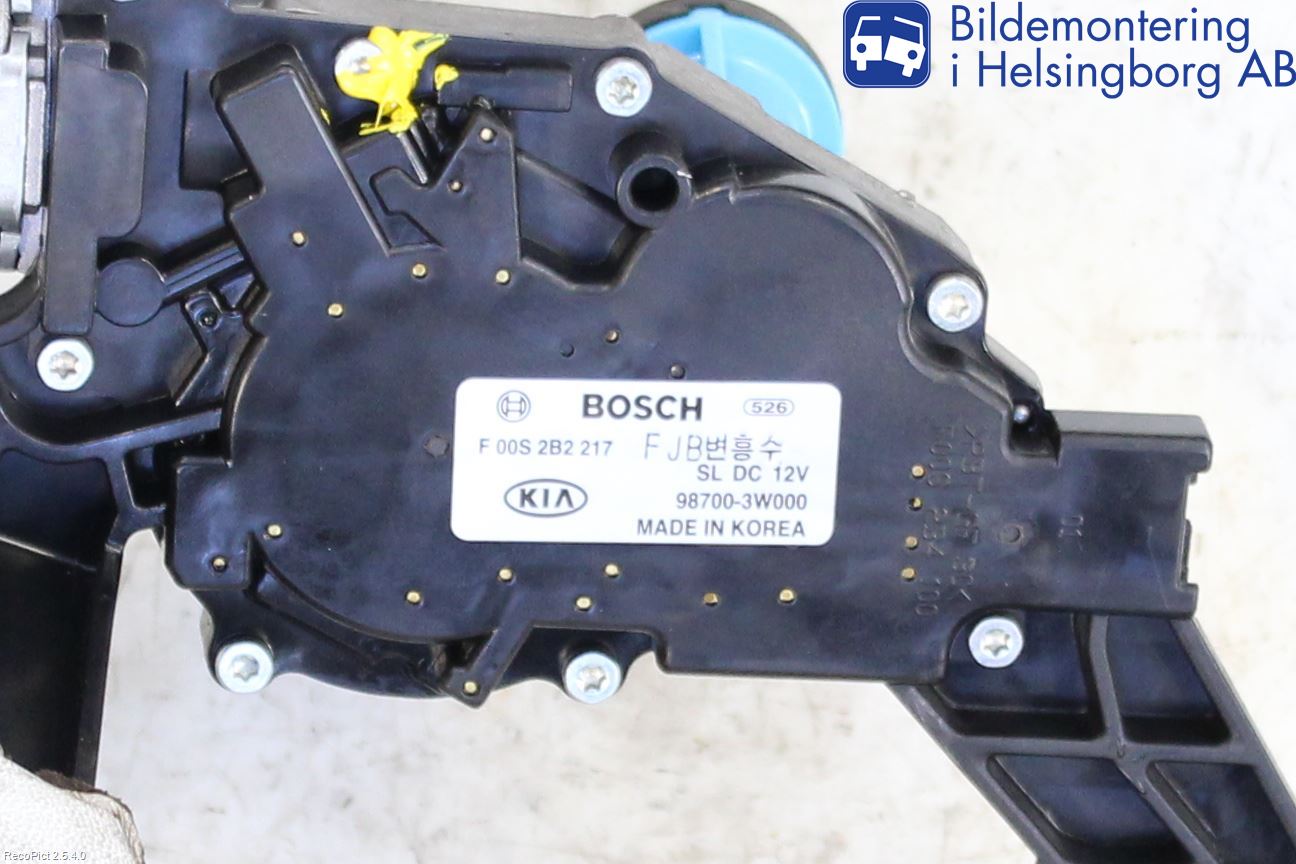 Kia SPORTAGE (SL) 11-15 Torkarmotor Baklucka