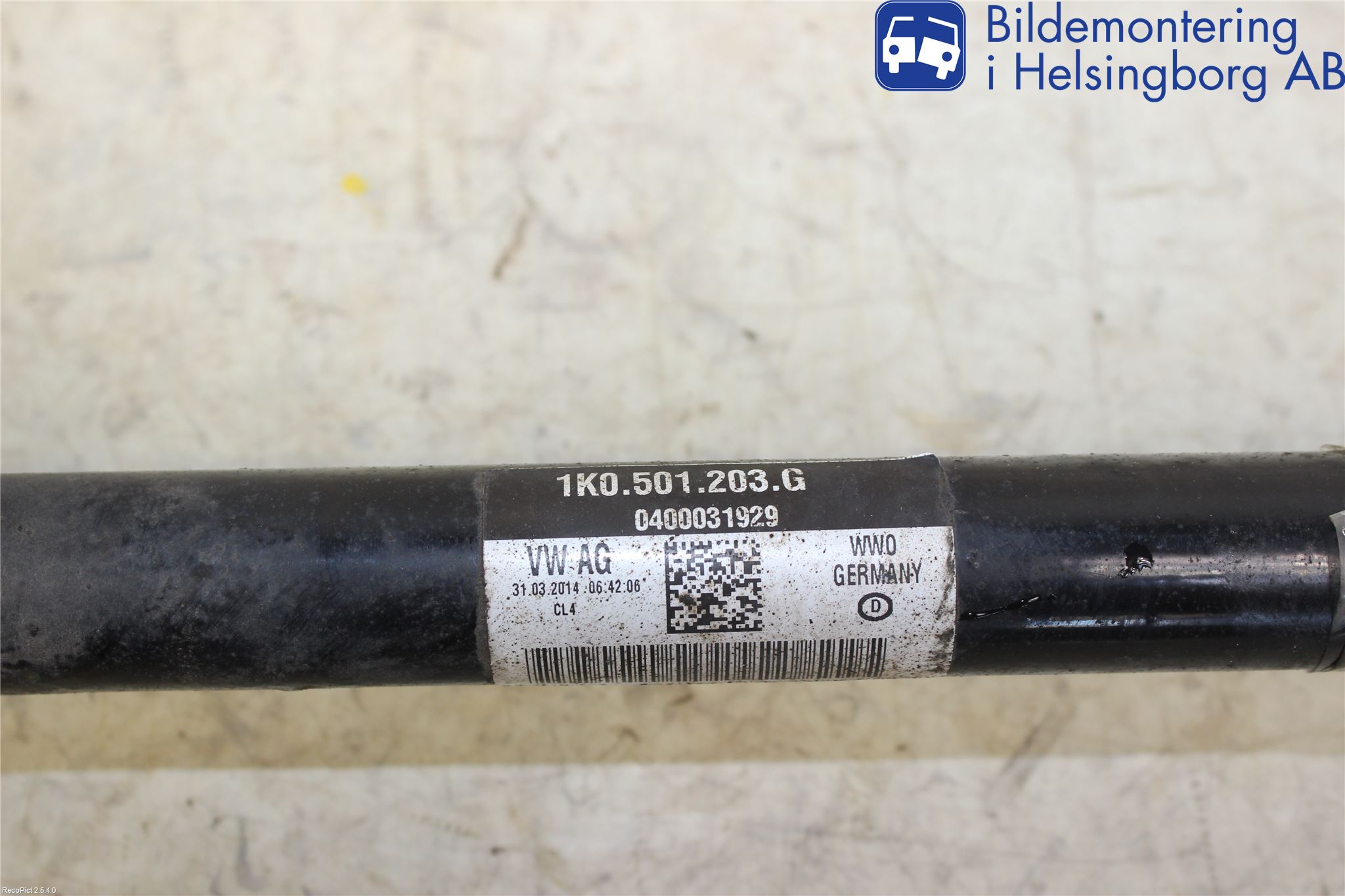 Skoda YETI Drivaxel Bak Vänster