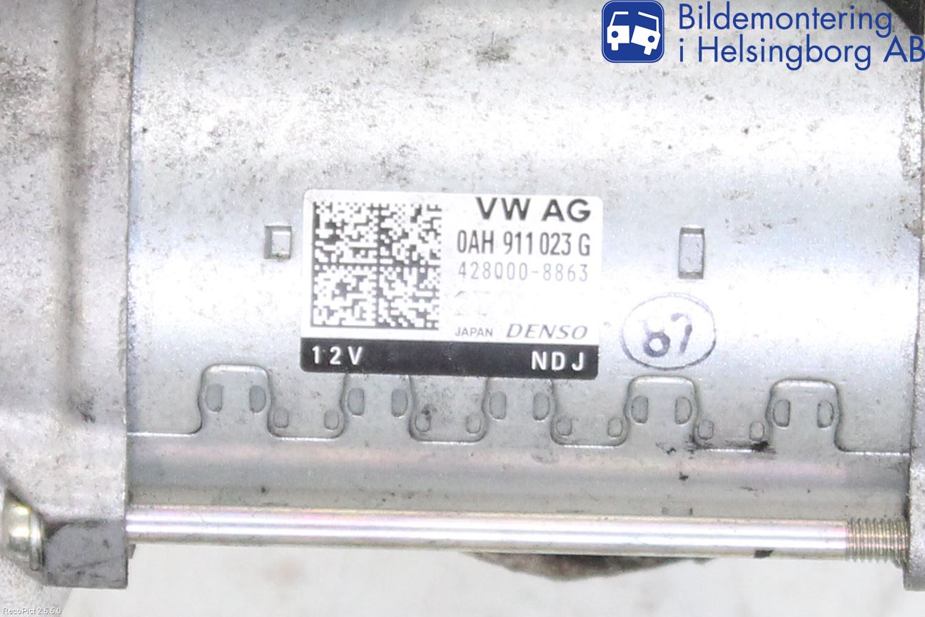 Volkswagen VW GOLF / E-GOLF VII 13-20 Startmotor