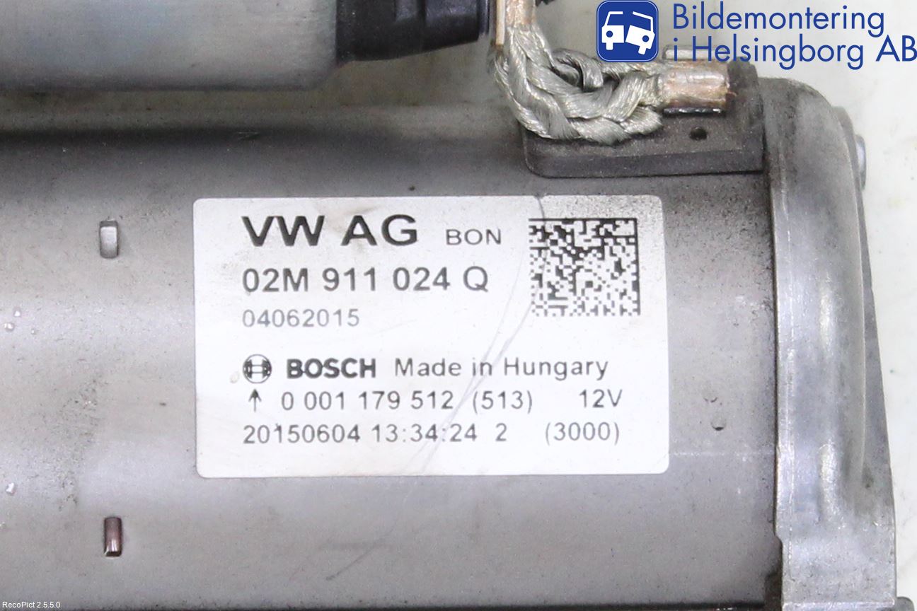 Volkswagen VW POLO 10-17 Startmotor