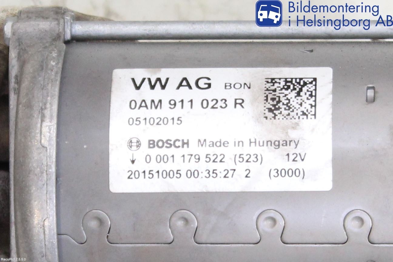 Volkswagen VW GOLF / E-GOLF VII 13-20 Startmotor
