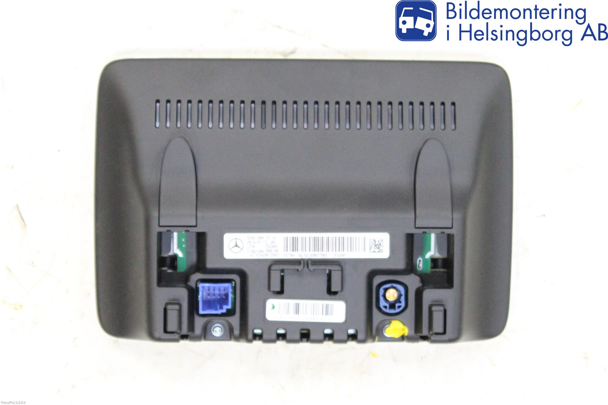 Mercedes-Benz MB B-KLASS (W246/W242) 12-19 Kontrolldisplay