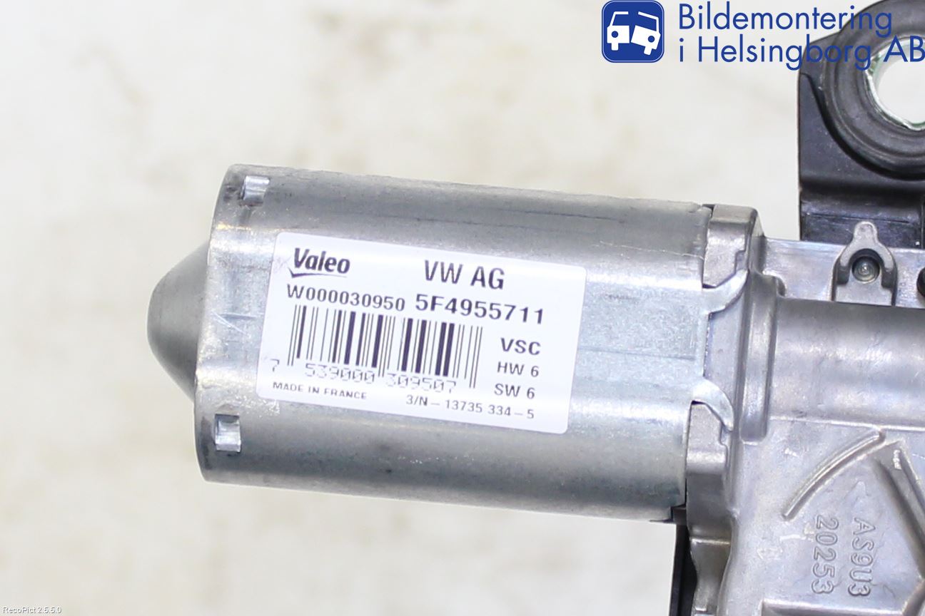 Skoda FABIA 15-21 Torkarmotor Baklucka