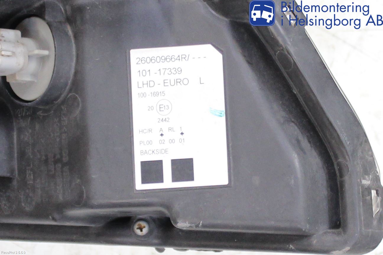 Renault KANGOO II 08-14 Strålkastare Vänster