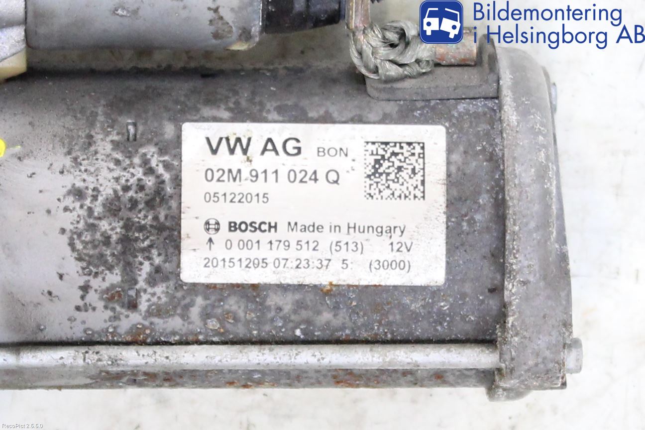 Skoda FABIA 15-21 Startmotor