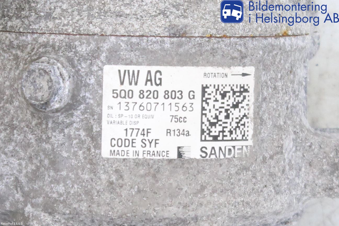 Skoda FABIA 15-21 Ac Kompressor