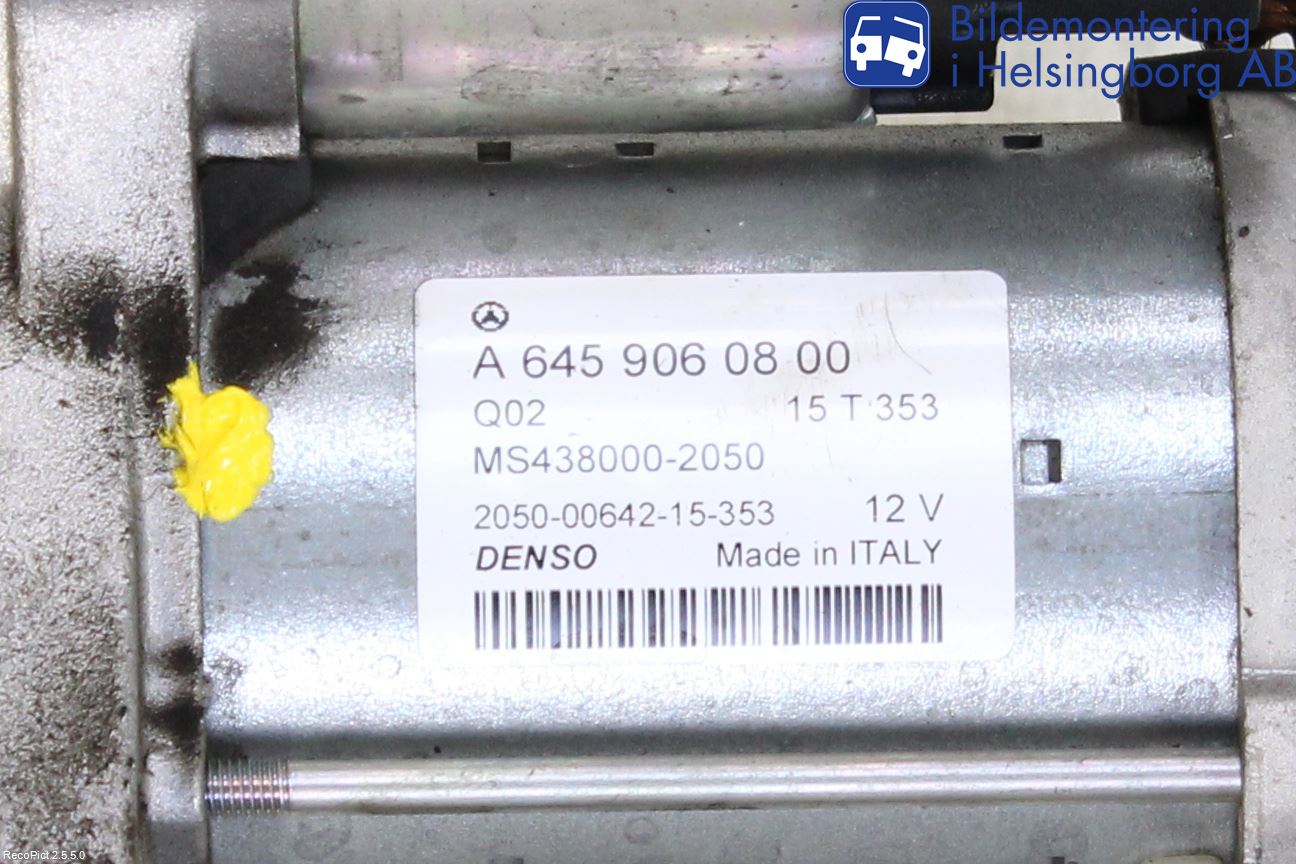 Mercedes-Benz MB B-KLASS (W246/W242) 12-19 Startmotor