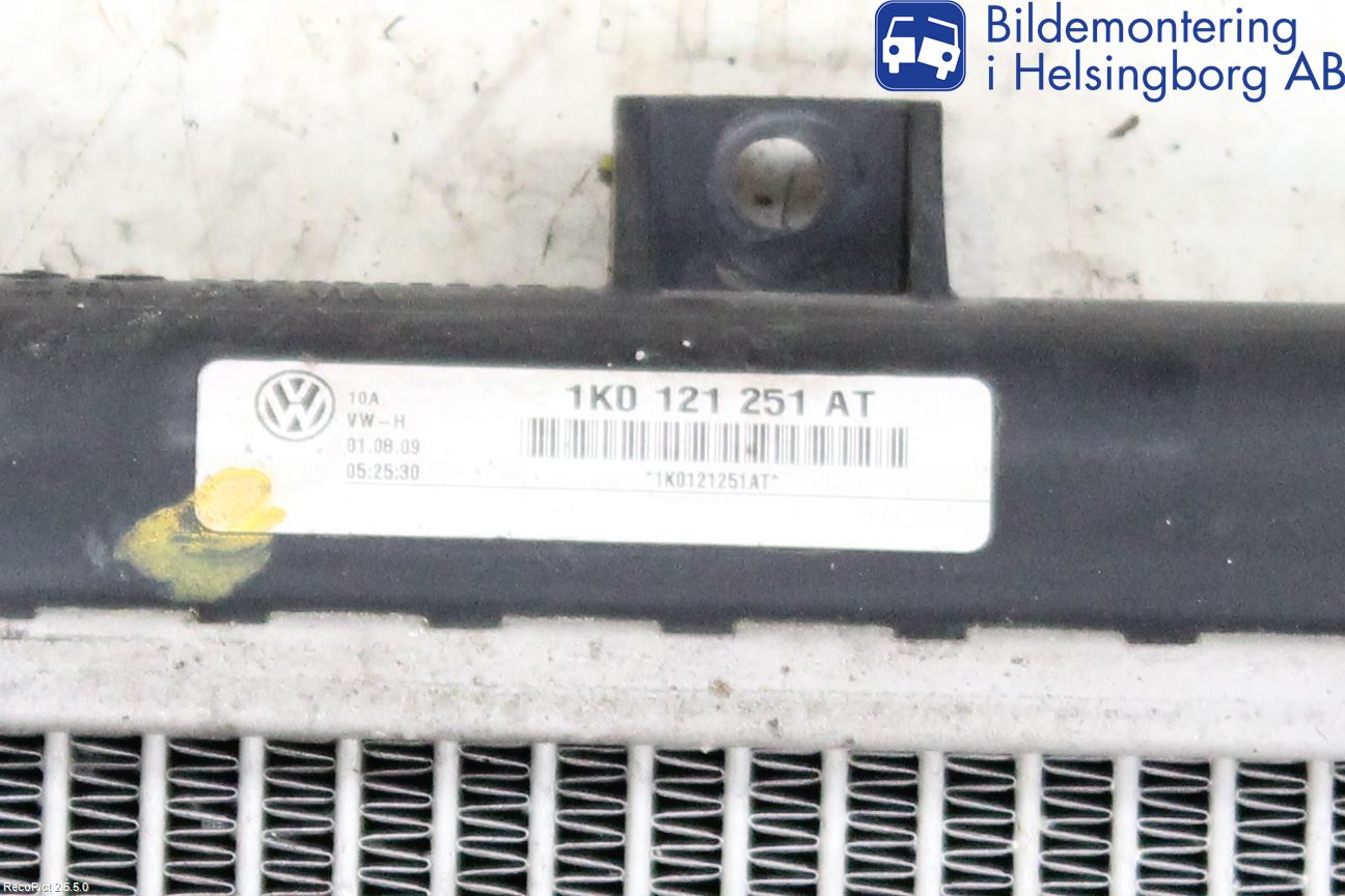 Volkswagen VW GOLF VI 09-13 Kylare Aut