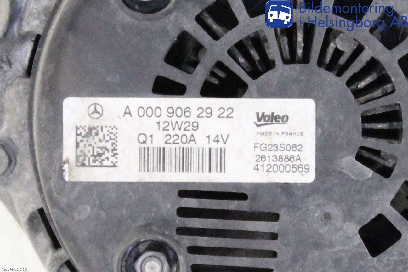 Mercedes-Benz MB E-KLASS (W212) 09-16 Generator