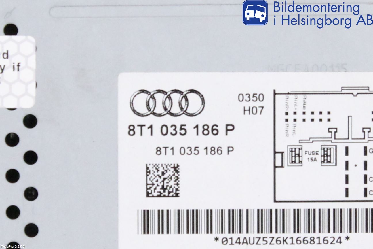 Audi Q5 09-16 Cd Radio - Multimediapanel