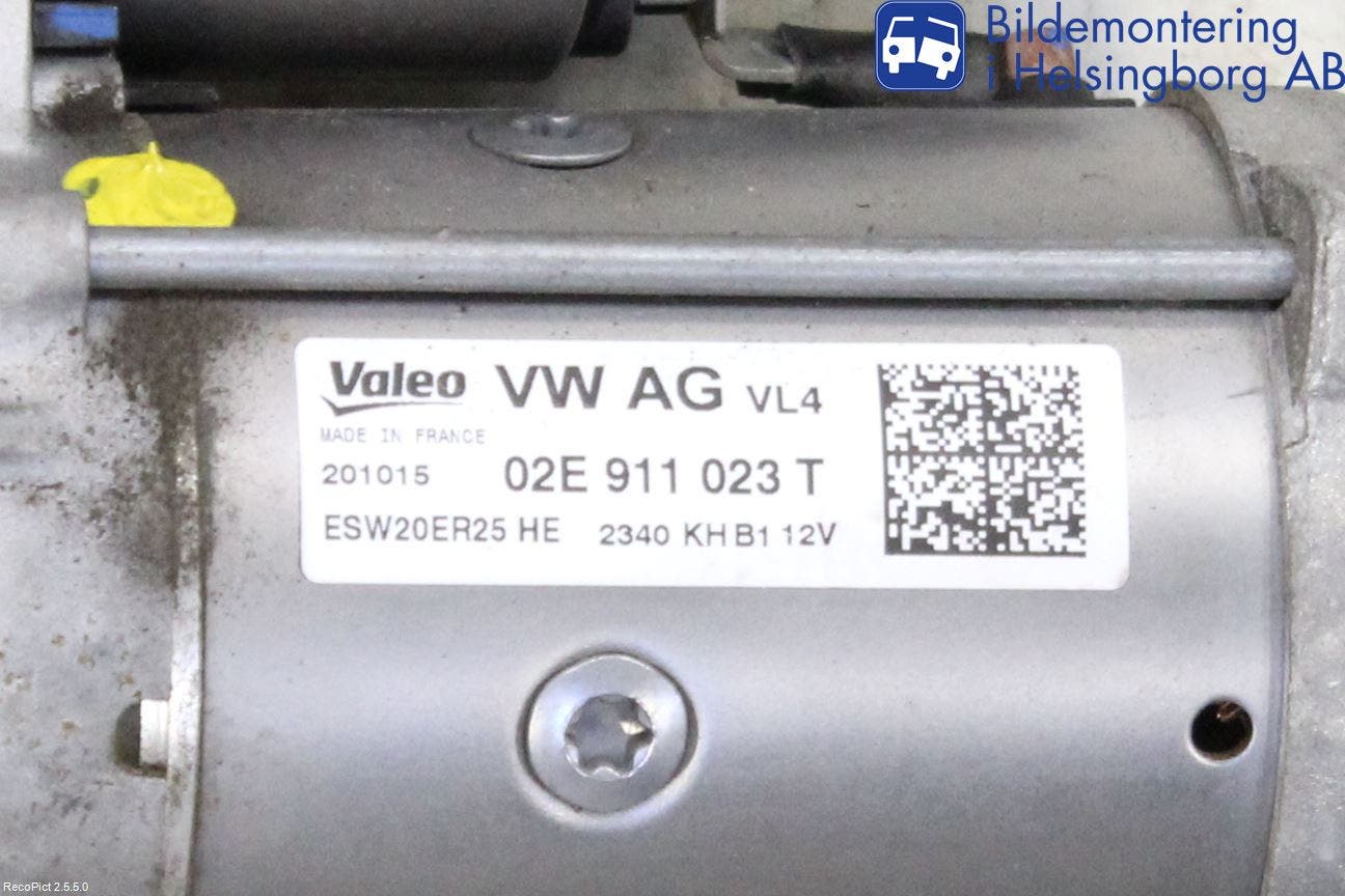 Audi A3/S3 8V 13-20 Startmotor Diesel