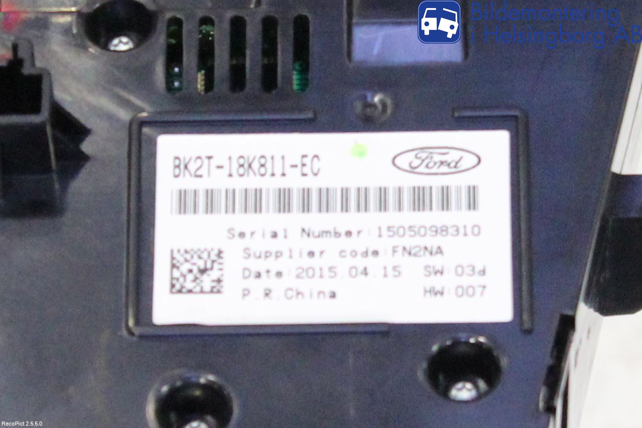 Ford TRANSIT SKÅP/BUSS 14-22 Cd Radio - Multimediapanel