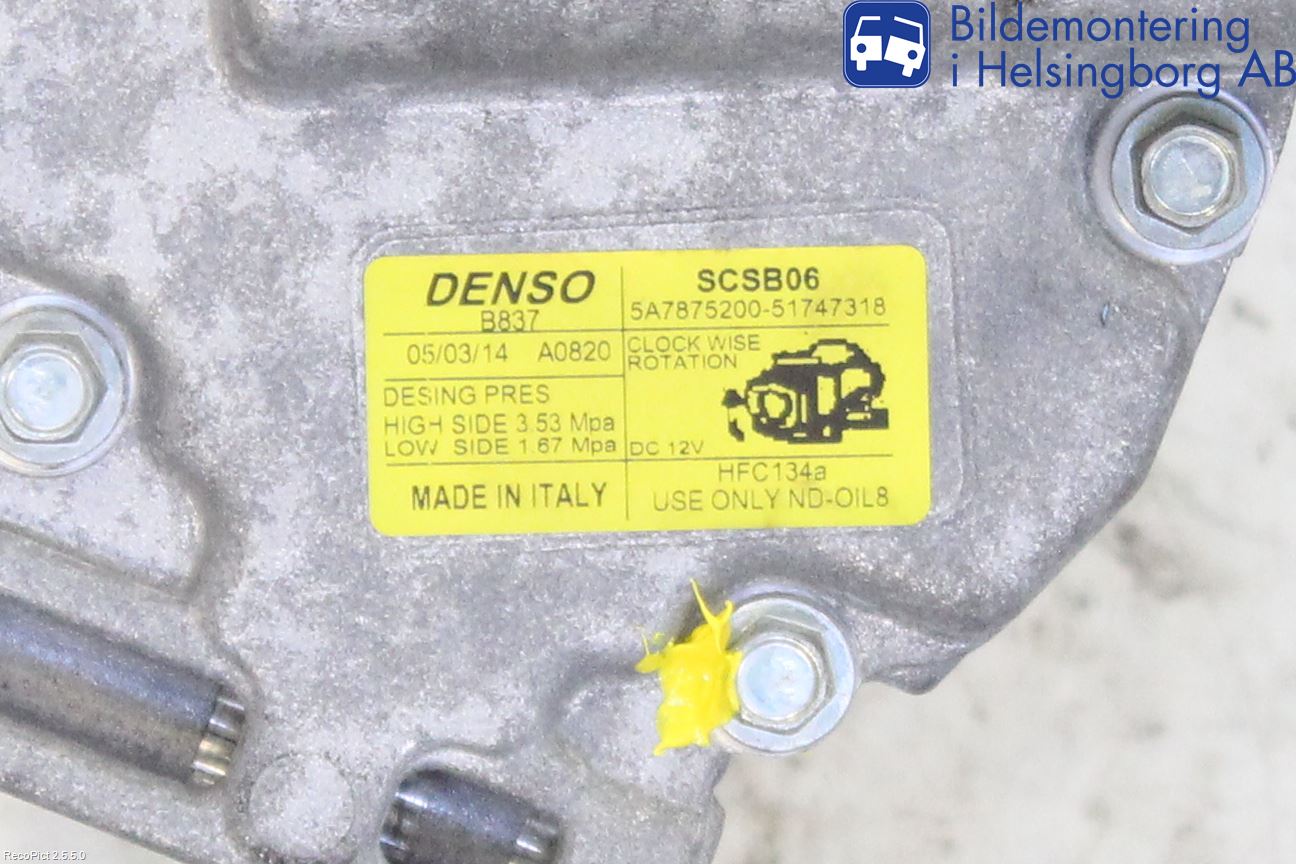 Fiat 500 07- Ac Kompressor