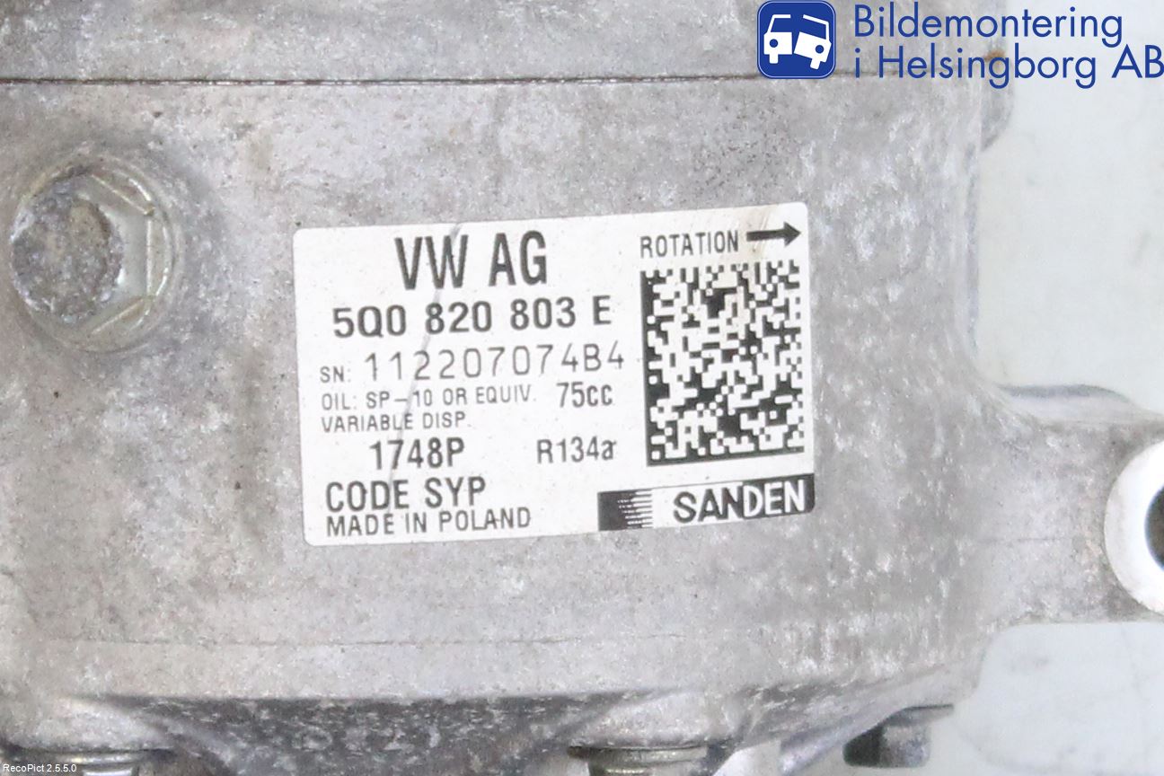 Skoda RAPID Ac Kompressor