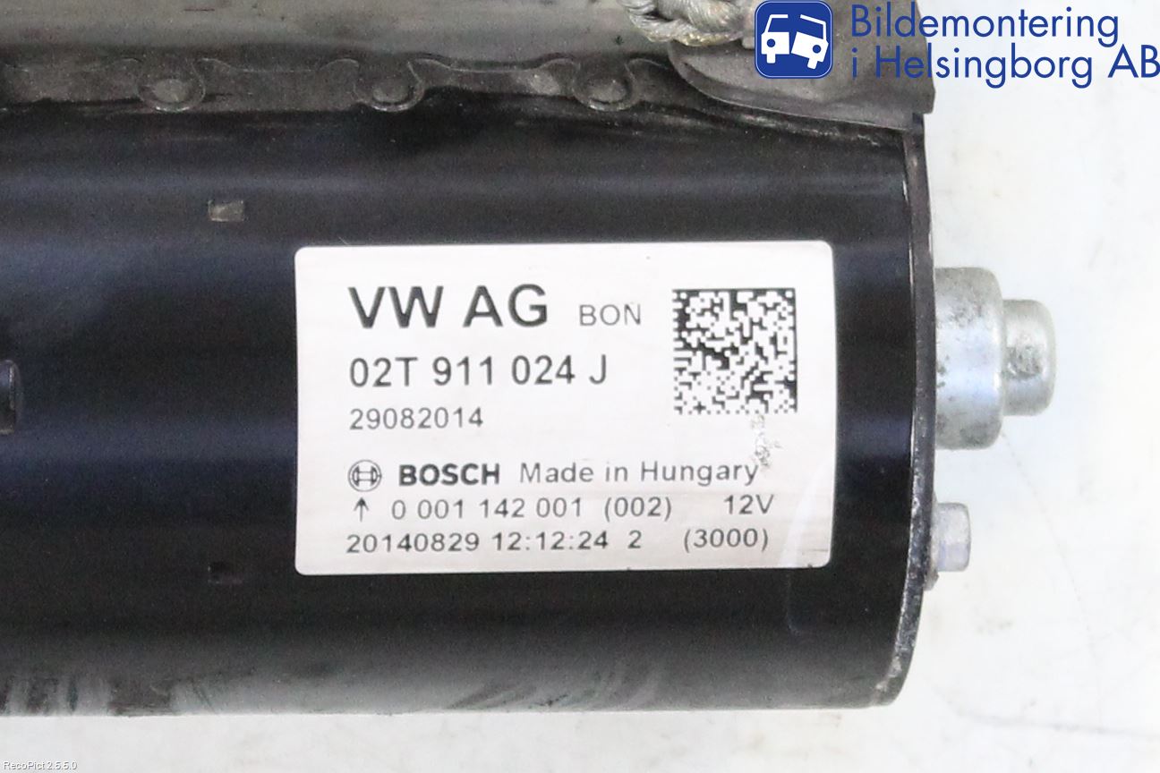 Skoda RAPID Startmotor