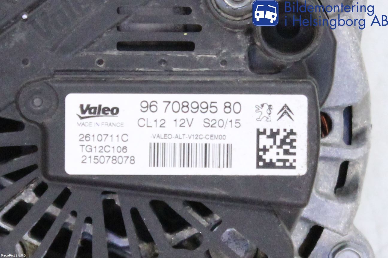Peugeot 308 14-21 Generator