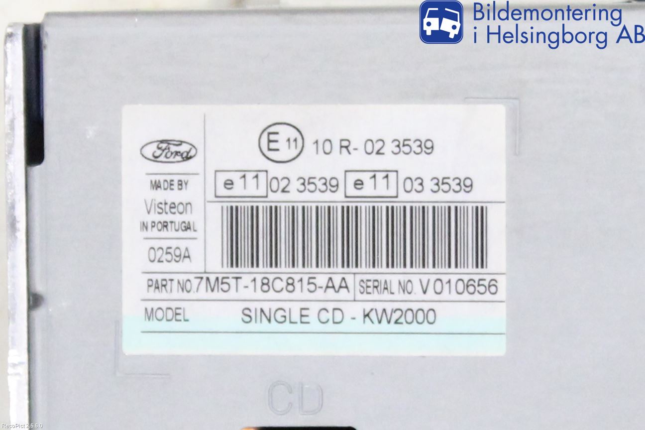 Ford FOCUS C-MAX I 07-10 Cd Radio - Multimediapanel