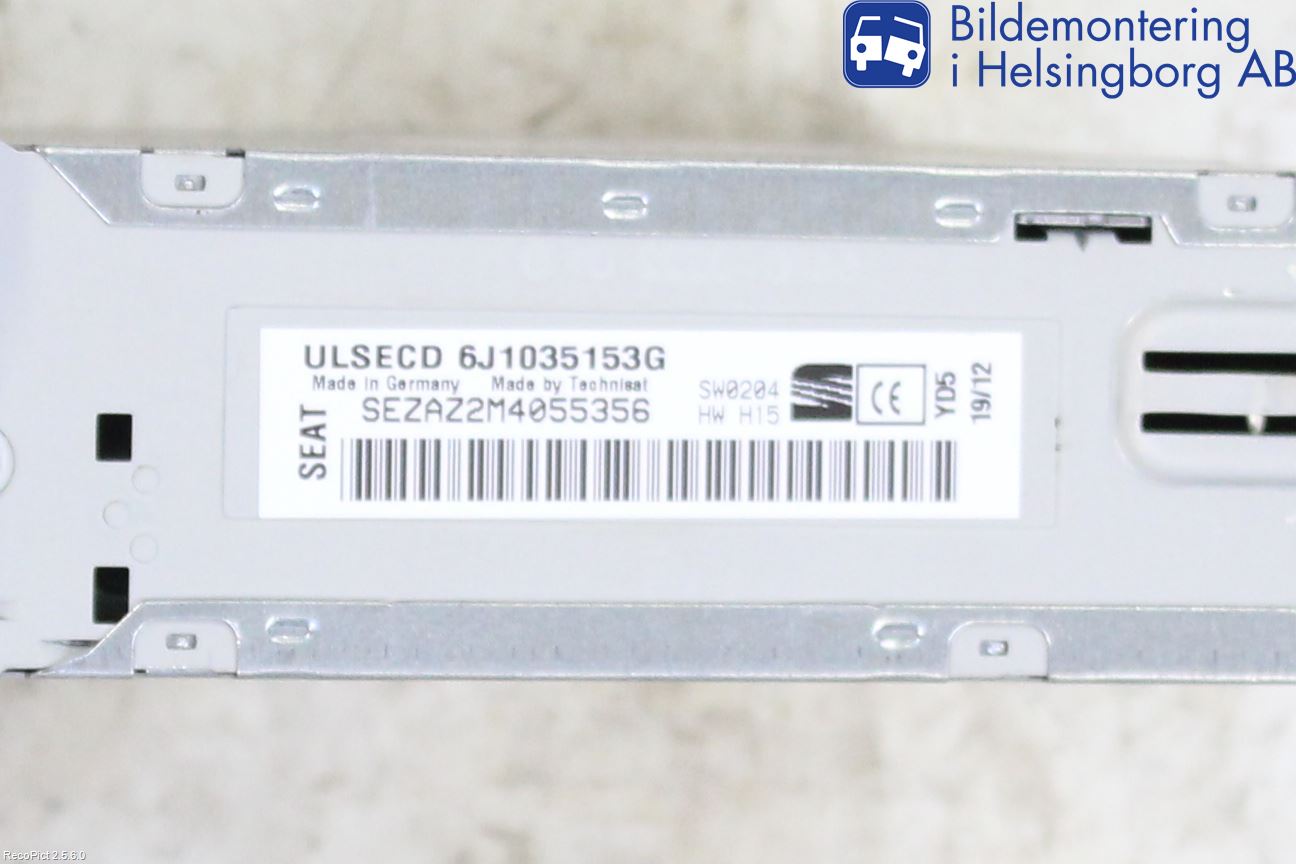 Seat IBIZA IV 08-16 Cd Radio - Multimediapanel