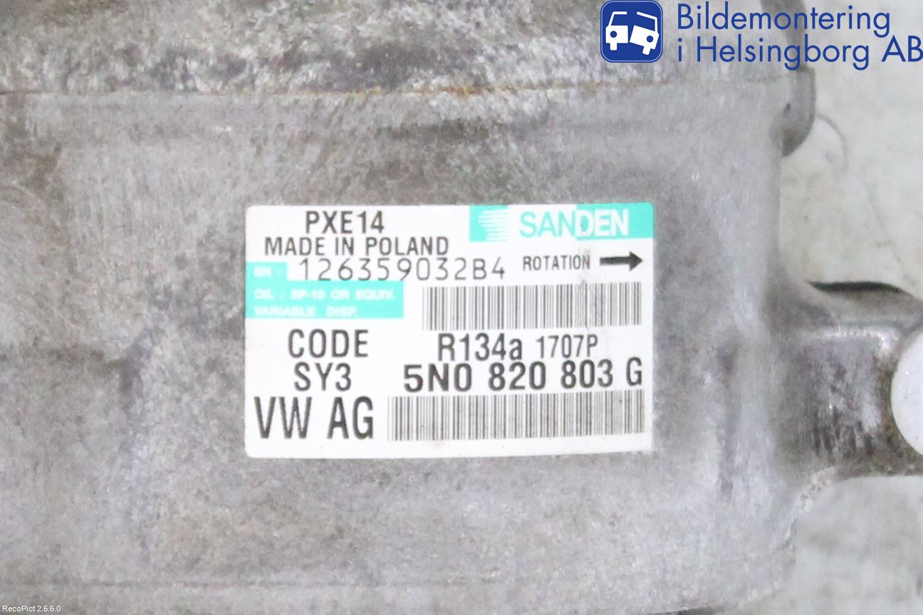 Skoda FABIA 07-14 Ac Kompressor