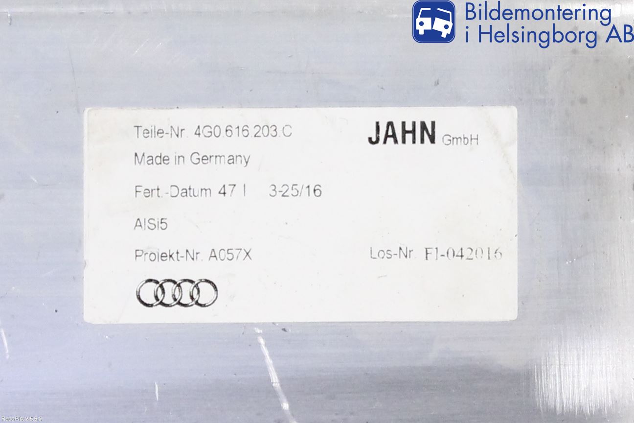 Audi A6 ALLROAD 12-18 Kompressor Stöt-Fjädring