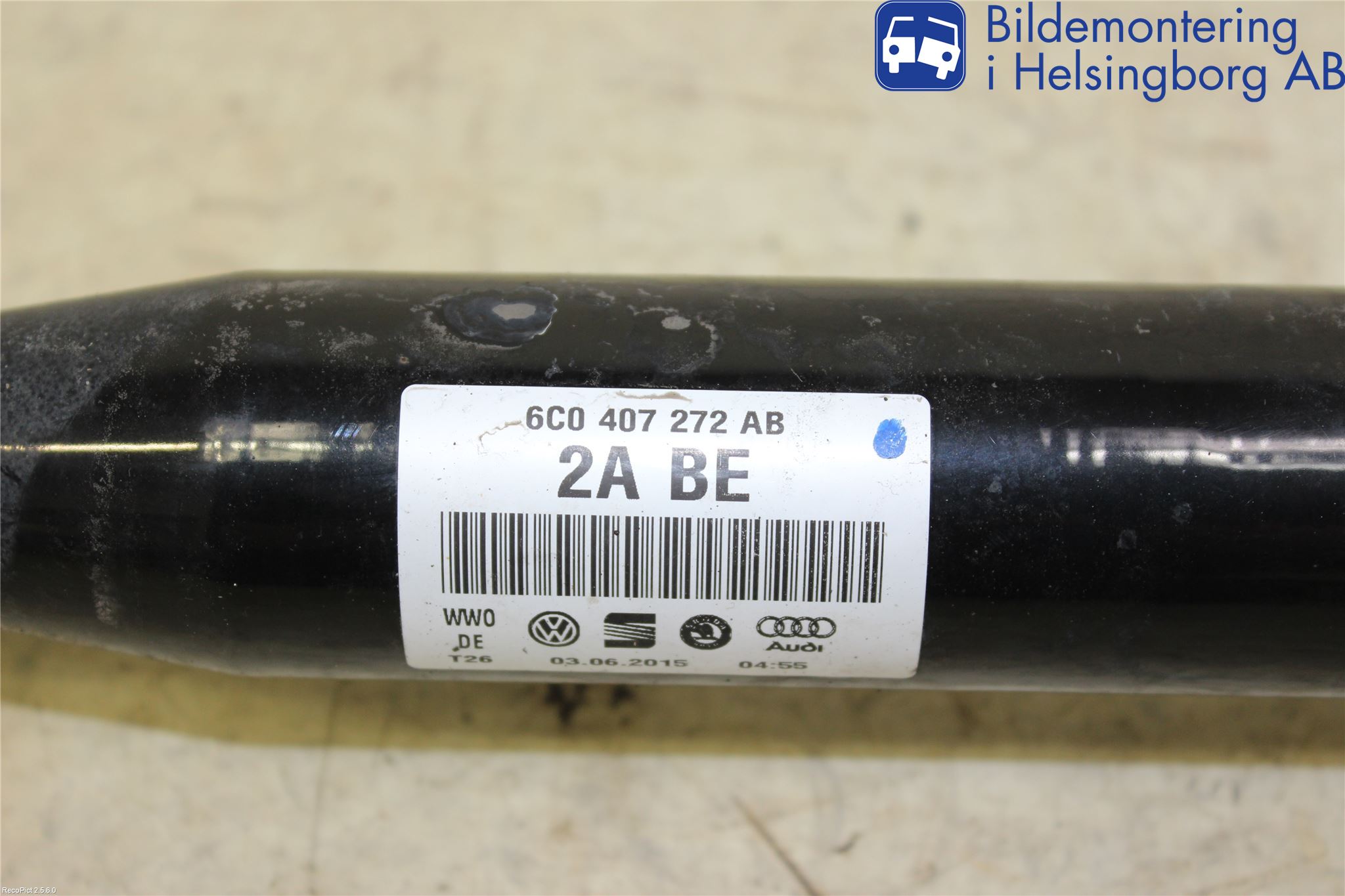 Audi A2 Drivaxel Fram Höger