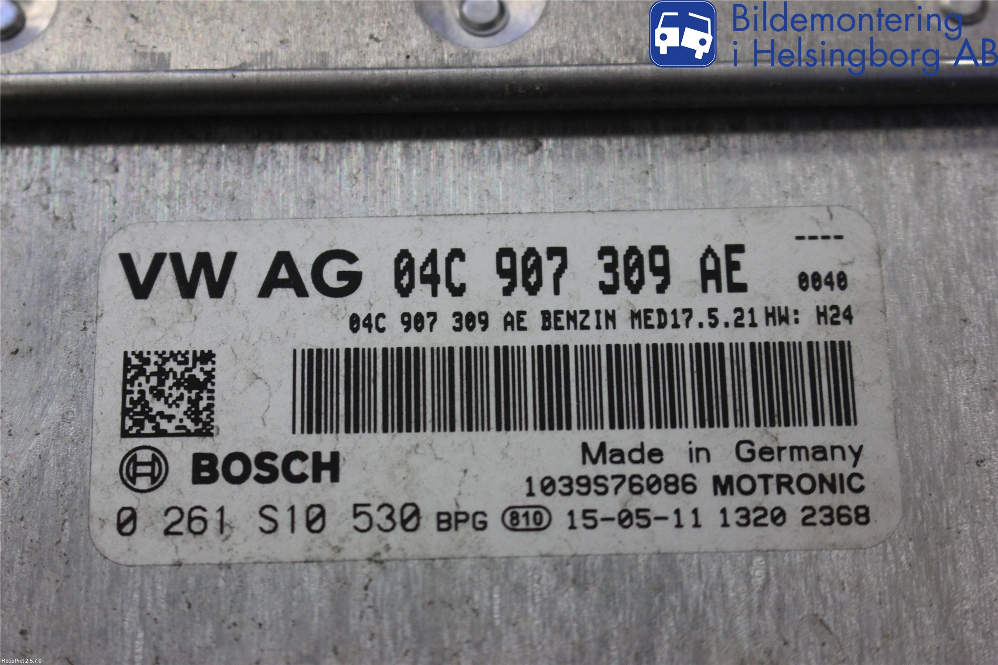 Audi A2 Styrenhet Insprut Bensin