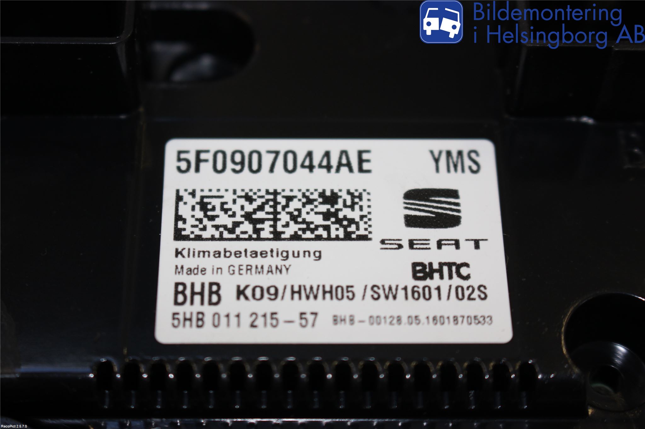 Seat LEON 13-20 Ac Styrenhet Ac Manöveren