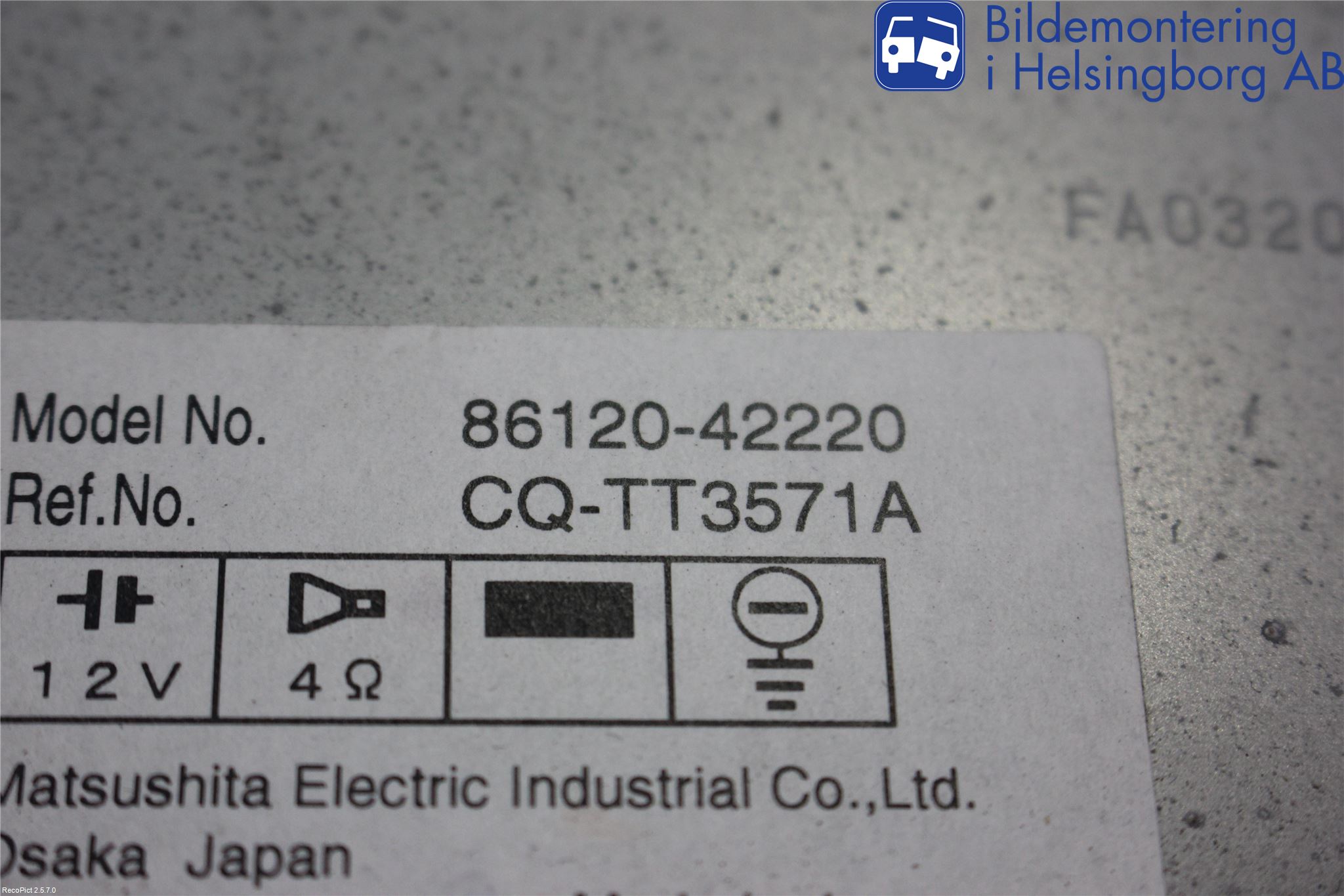 Toyota RAV 4 06-12 Cd Radio - Multimediapanel