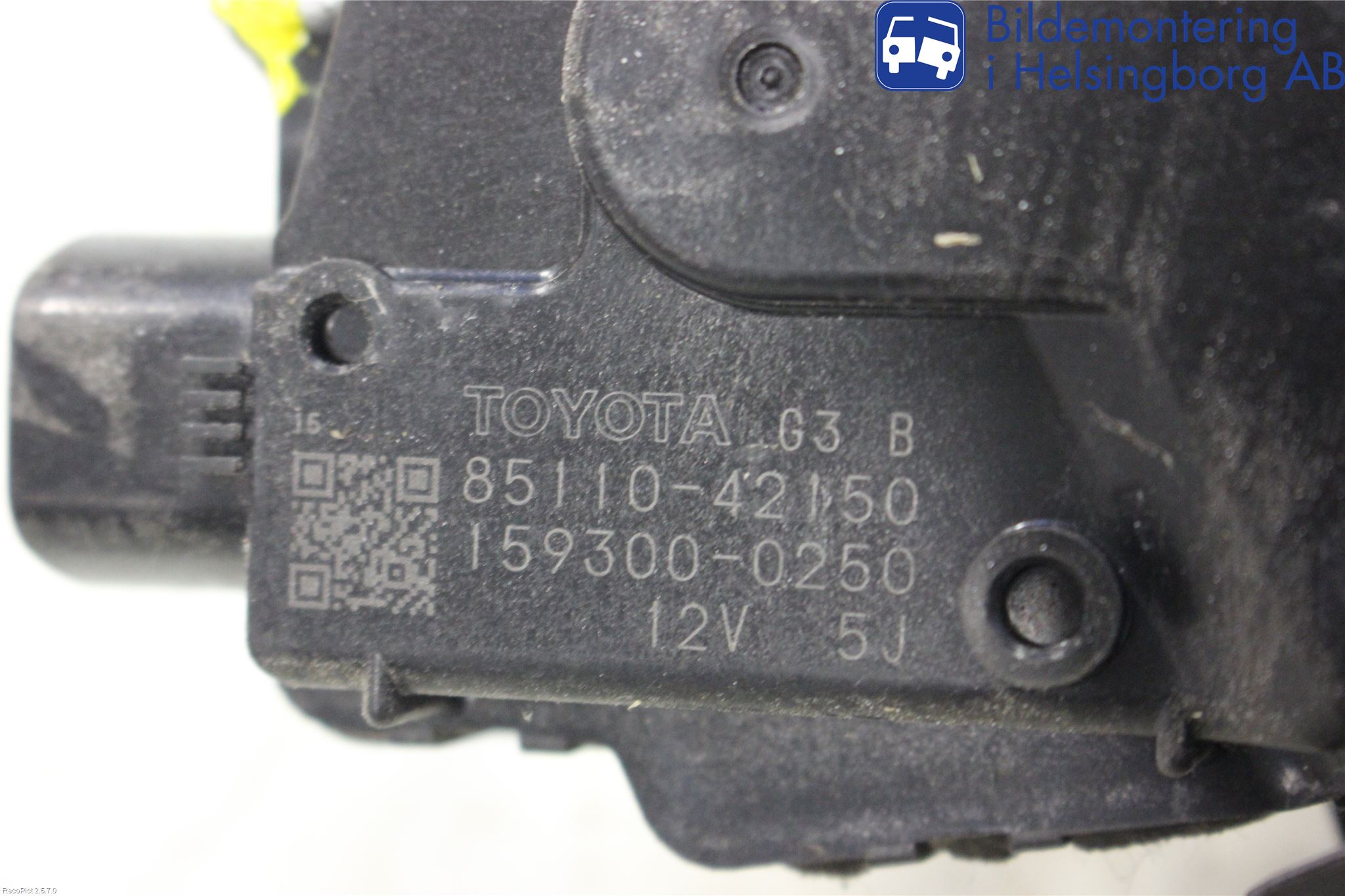 Toyota RAV 4 06-12 Torkarmotor Vindruta