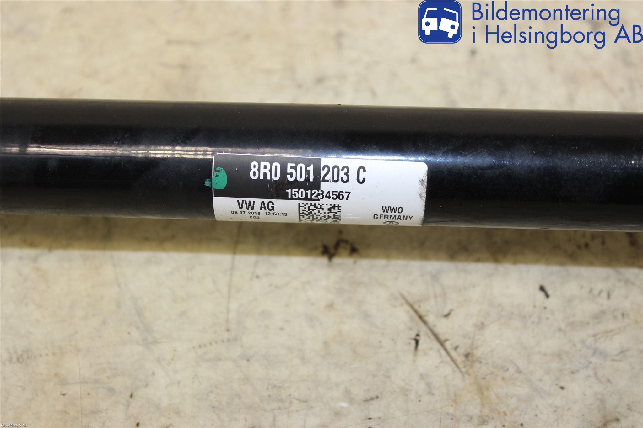 Audi A6/S6 4G 11-18 Drivaxel Bak Vänster