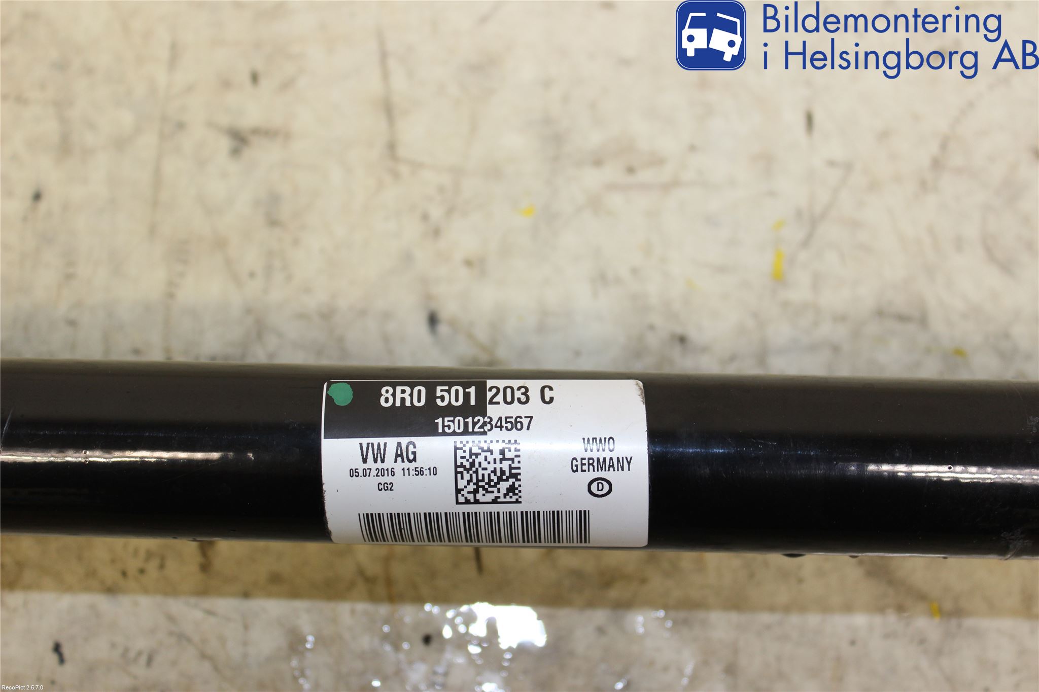 Audi A6/S6 4G 11-18 Drivaxel Bak Vänster