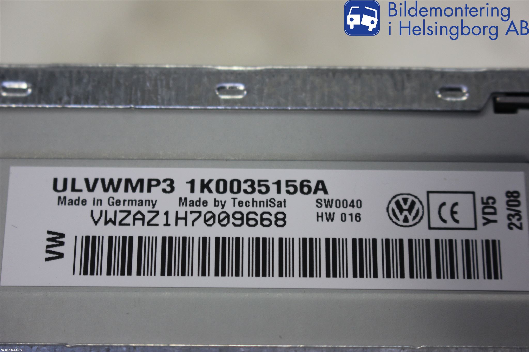 Volkswagen VW GOLF V 04-09 Cd Radio - Multimediapanel