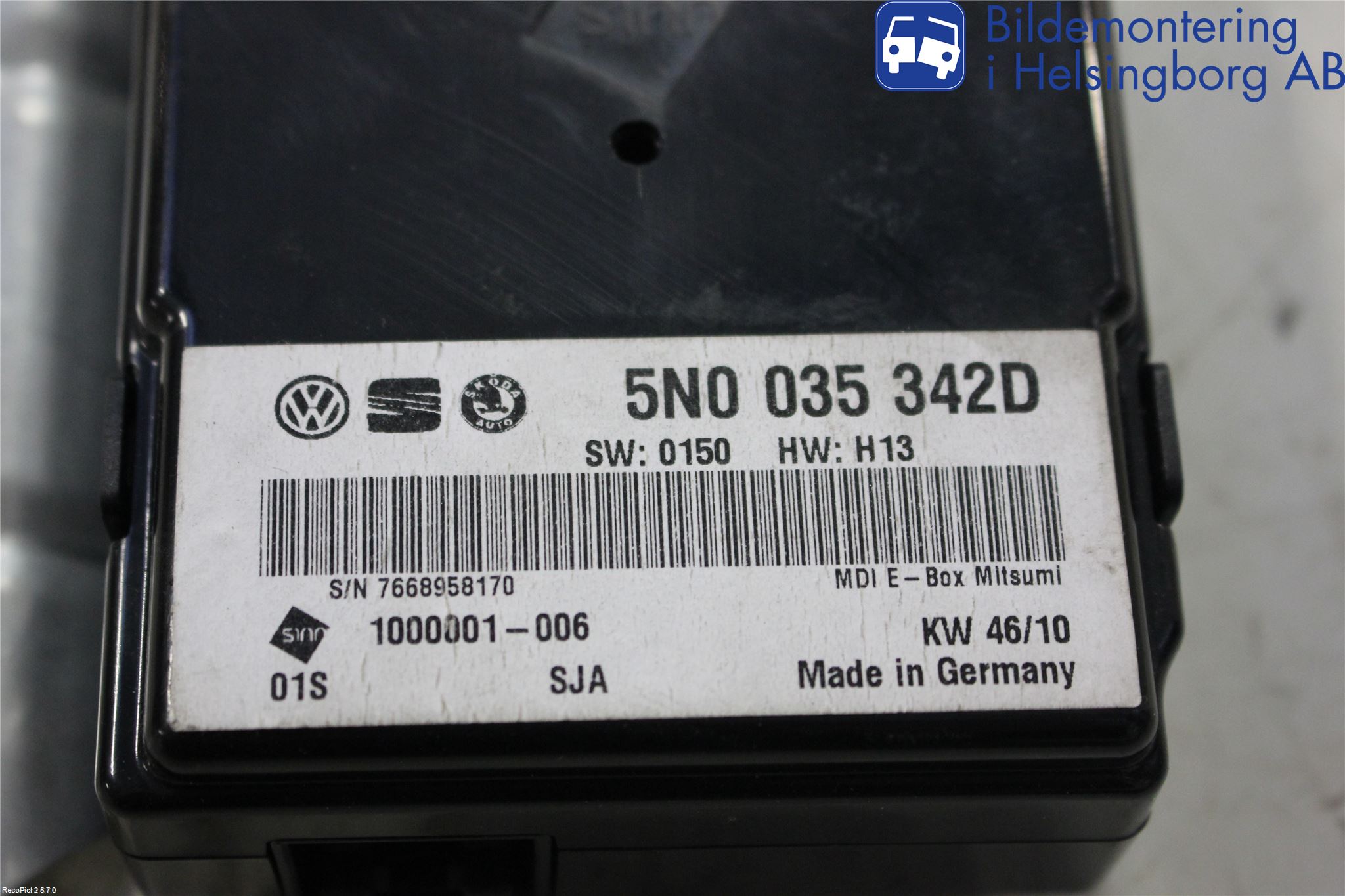 Skoda OCTAVIA (1Z) 05-13 Radio Övrigt