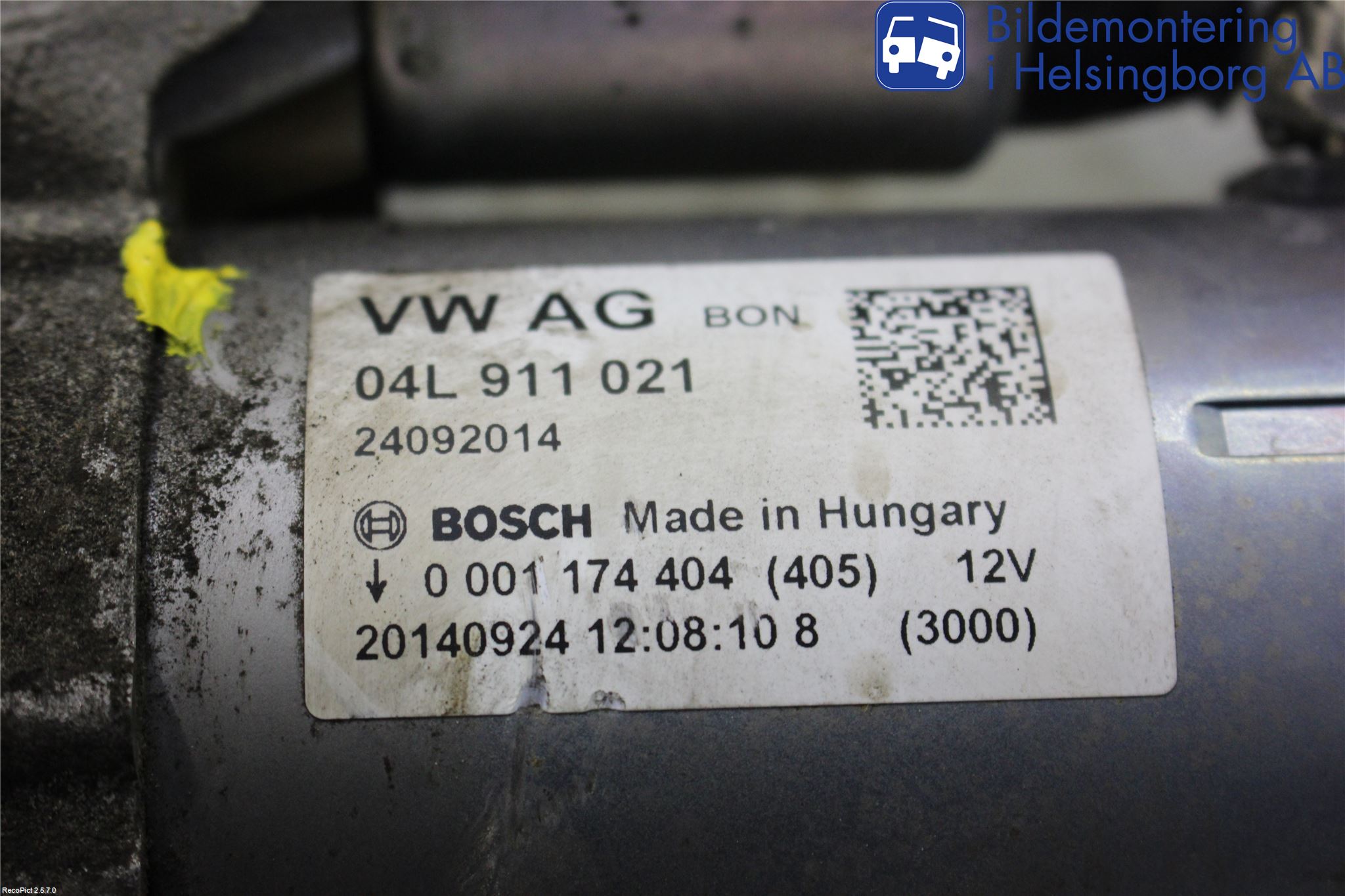 Audi A4 12-15 Startmotor Diesel