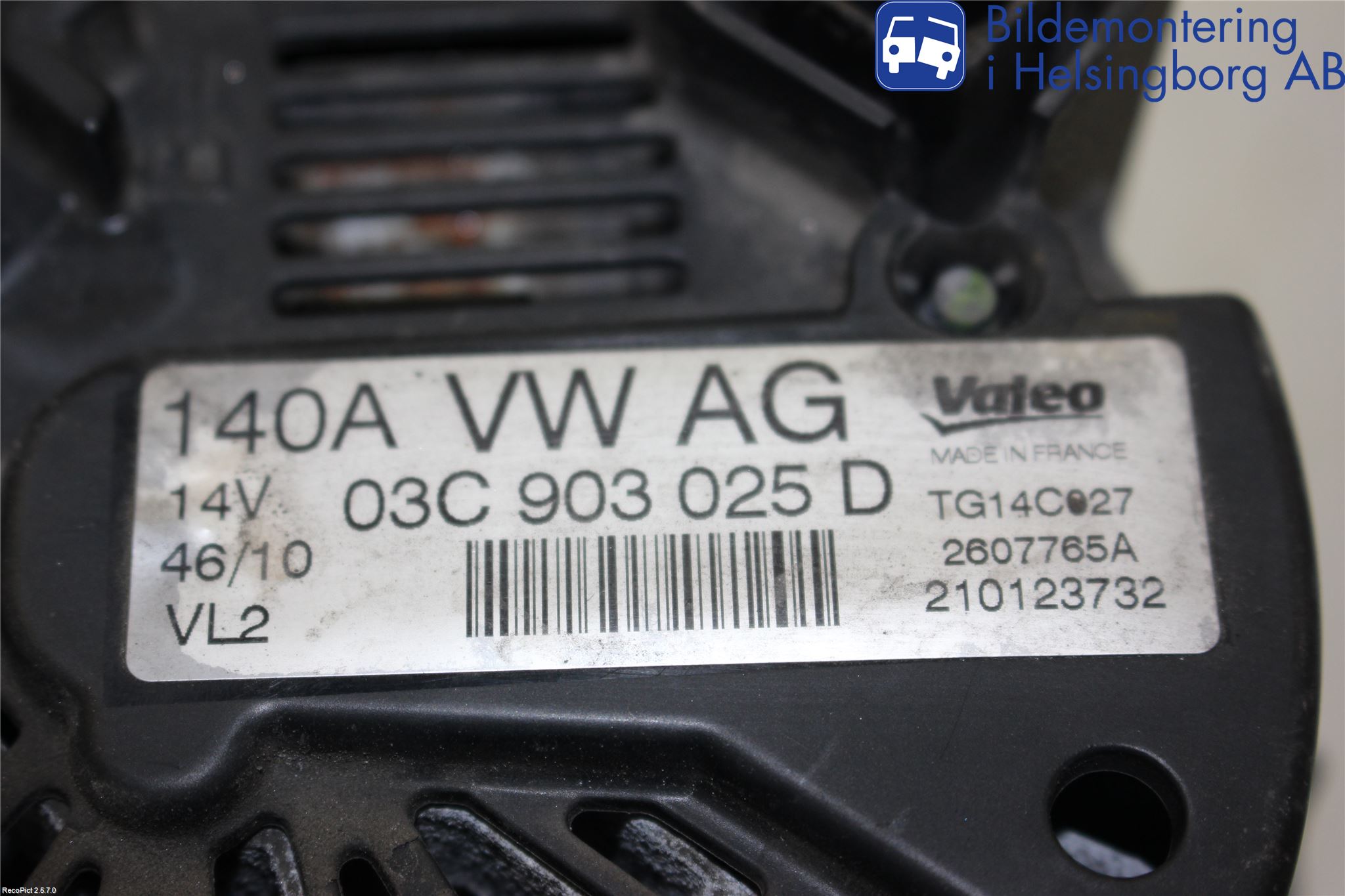 Skoda OCTAVIA (1Z) 05-13 Generator