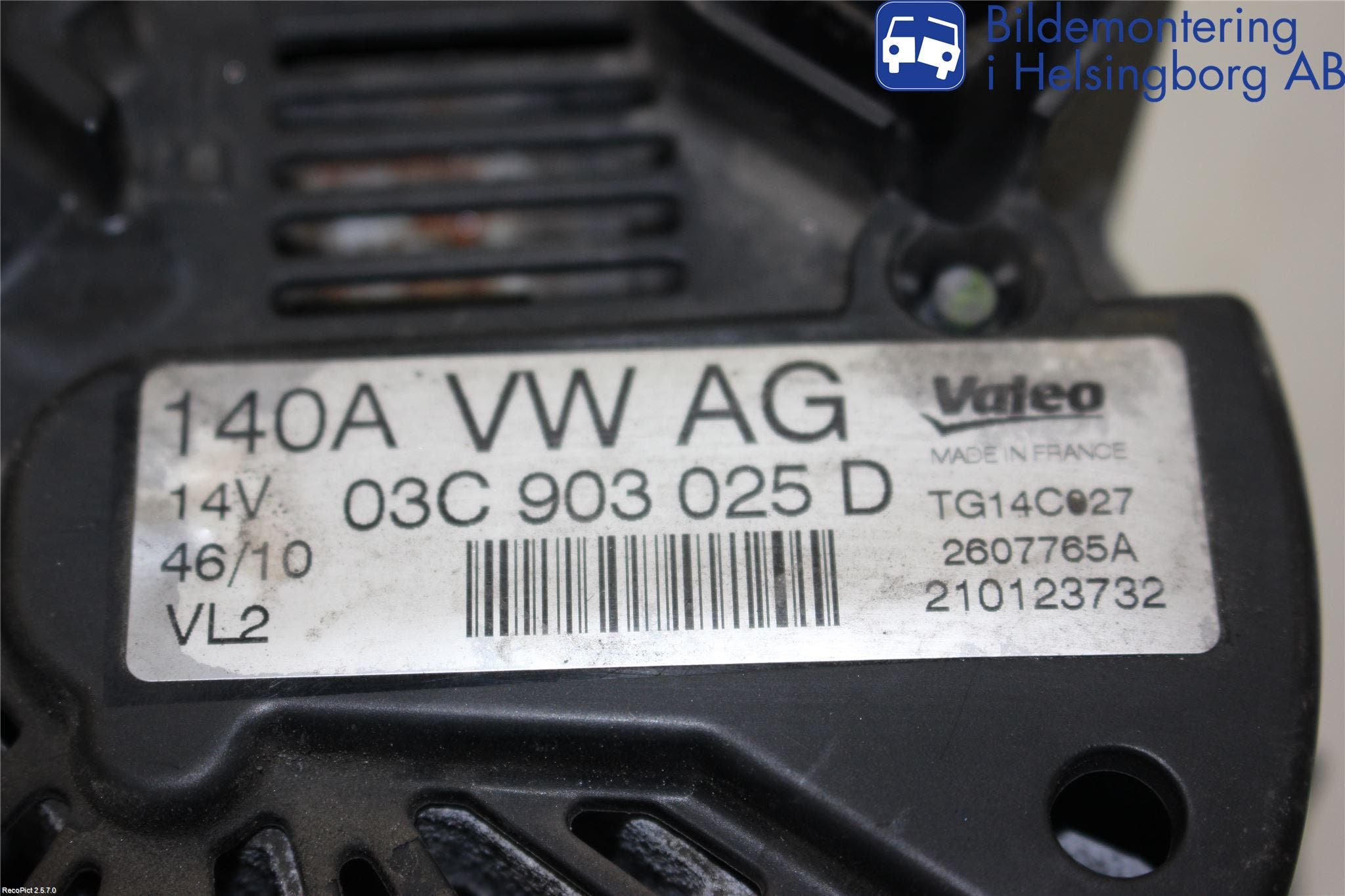 Skoda OCTAVIA (1Z) 05-13 Generator