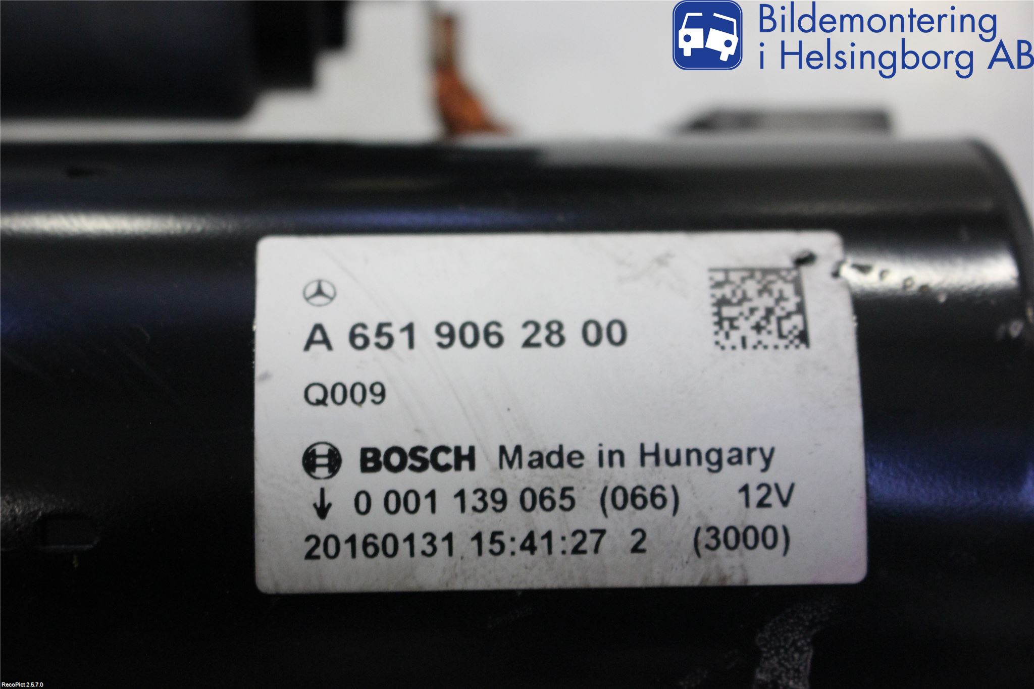 Mercedes-Benz MB C-KLASS (W205) 14-21 Startmotor Diesel