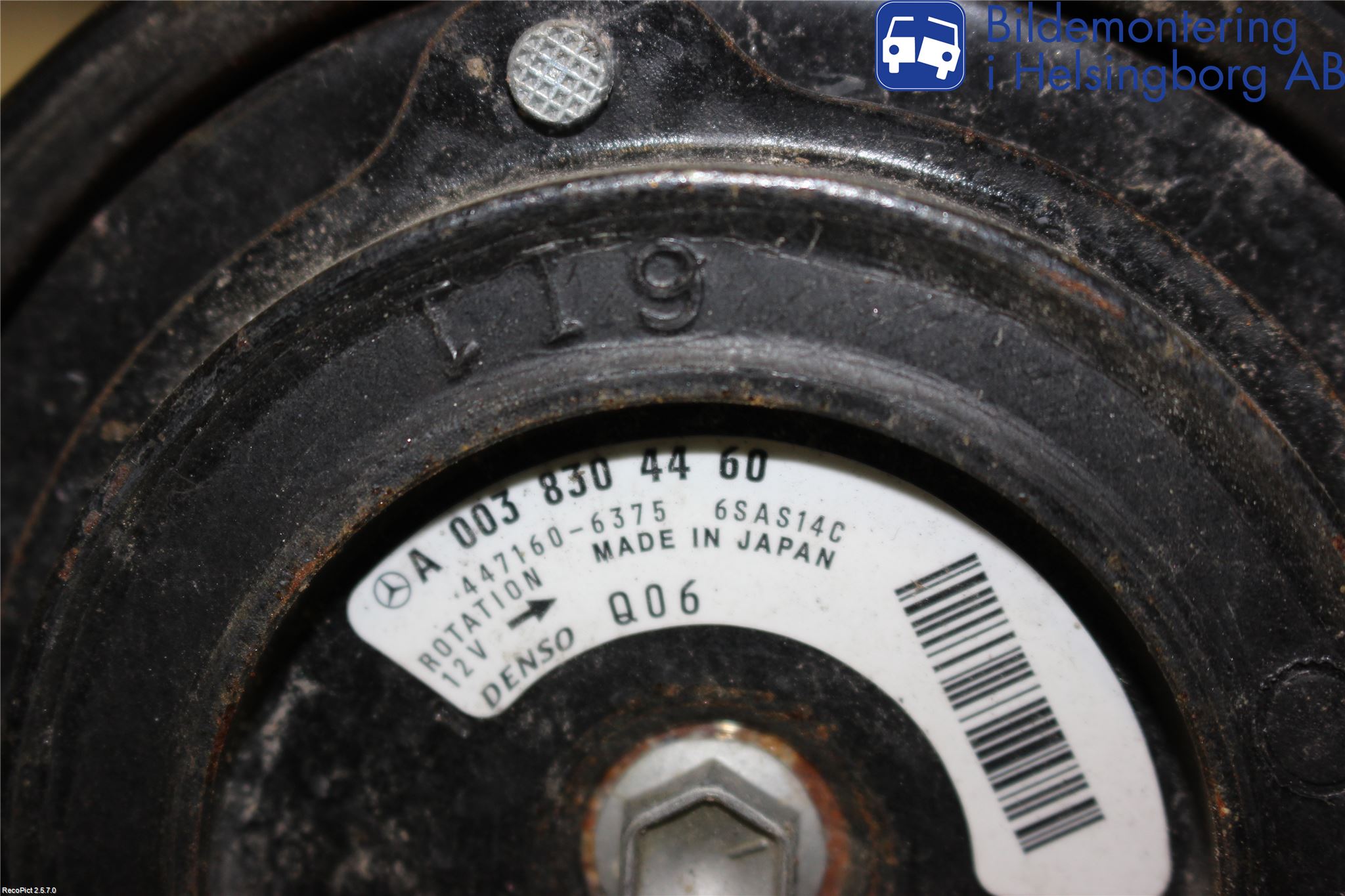 Mercedes-Benz MB B-KLASS (W246/W242) 12-19 Ac Kompressor