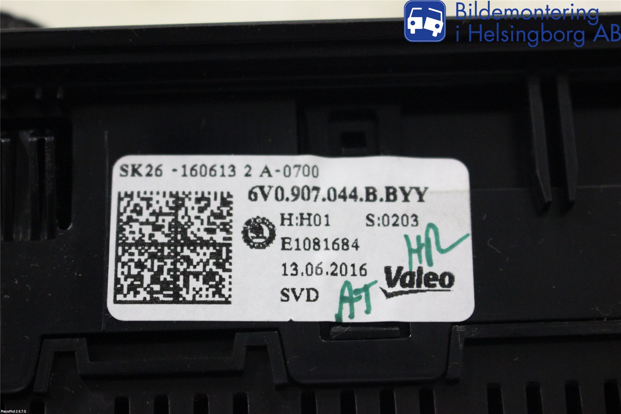 Skoda FABIA 15-21 Ac Styrenhet Ac Manöveren