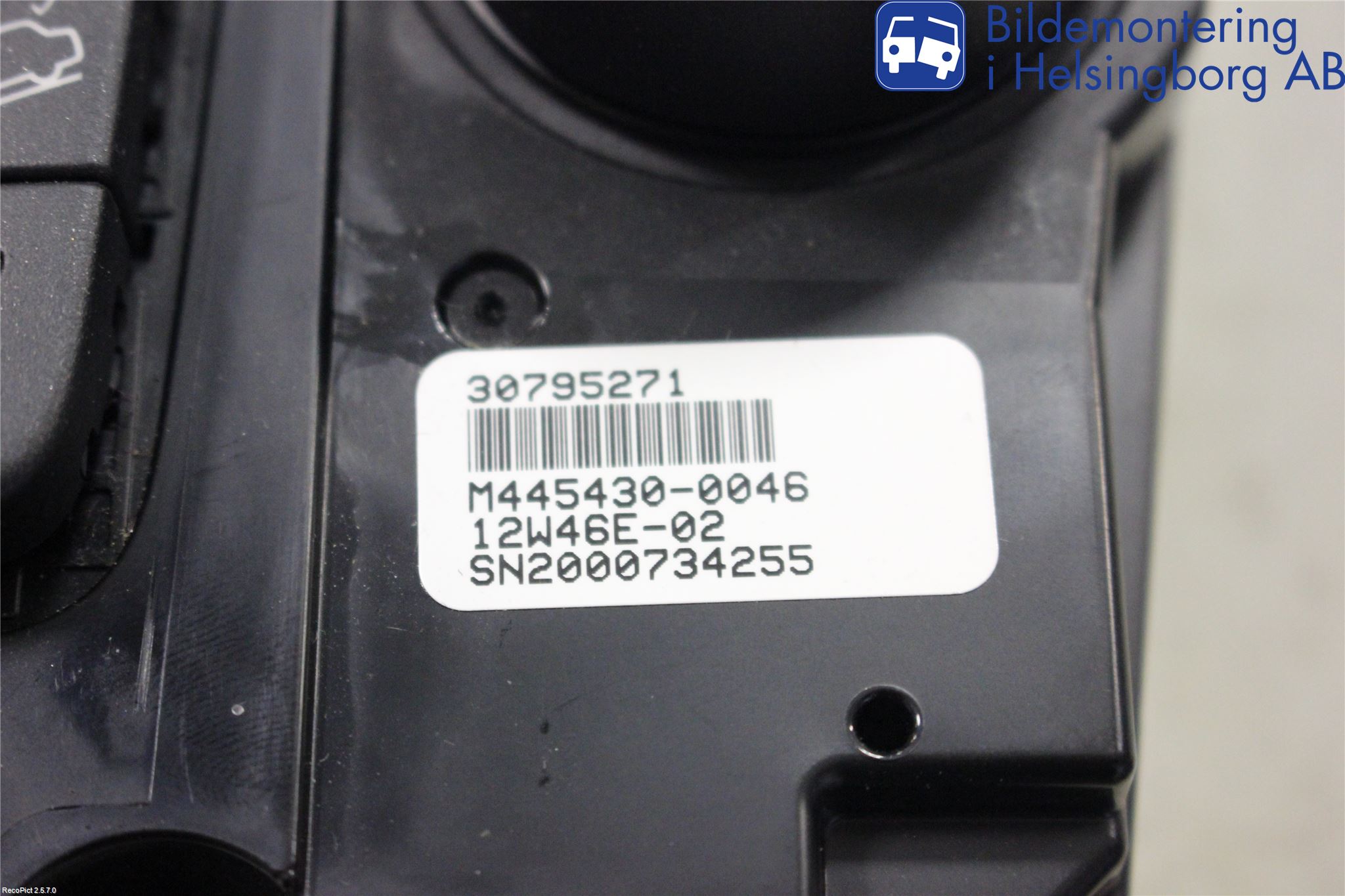 Volvo XC60 09-13 Ac Styrenhet Ac Manöveren