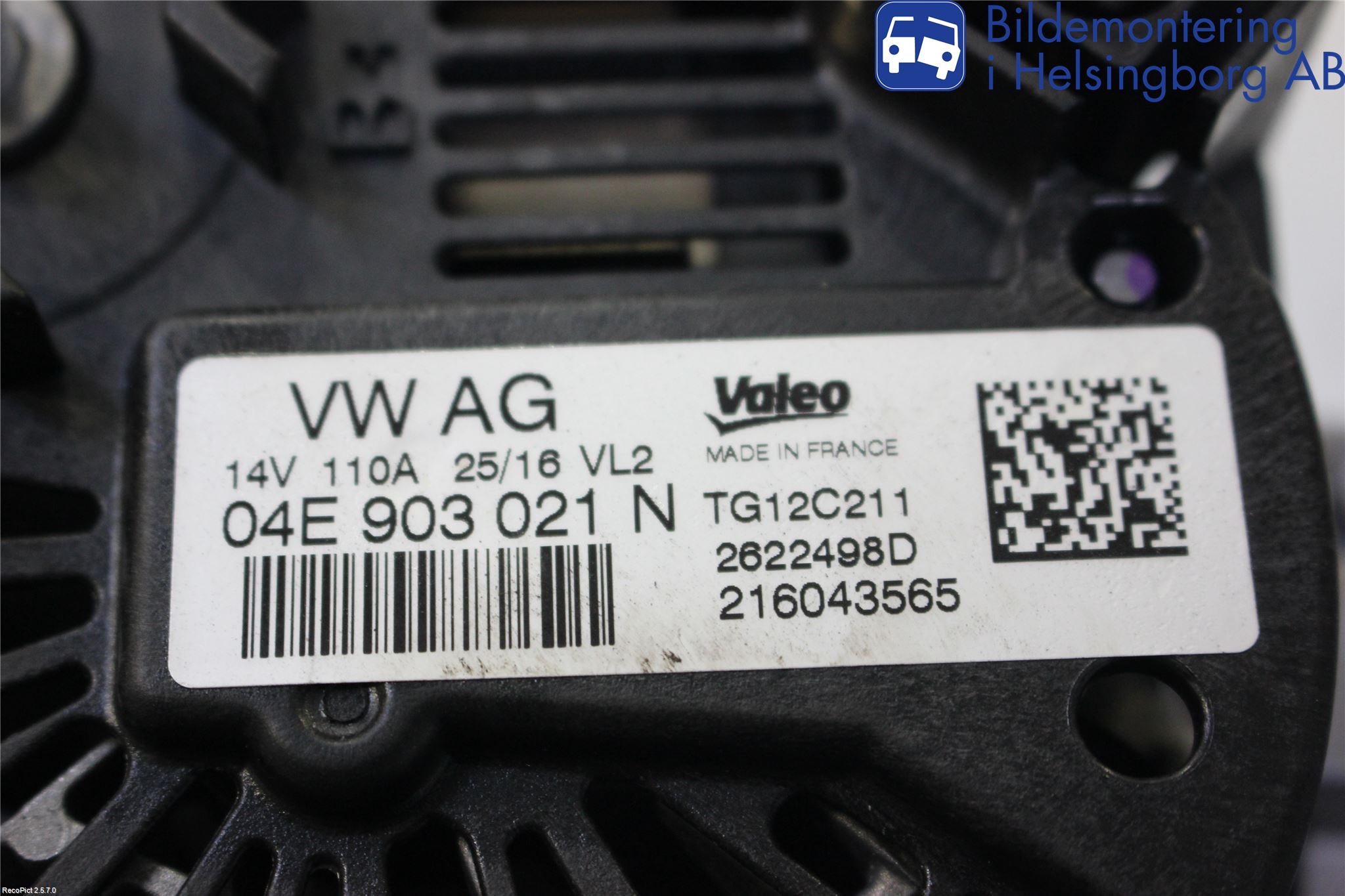 Skoda FABIA 15-21 Generator