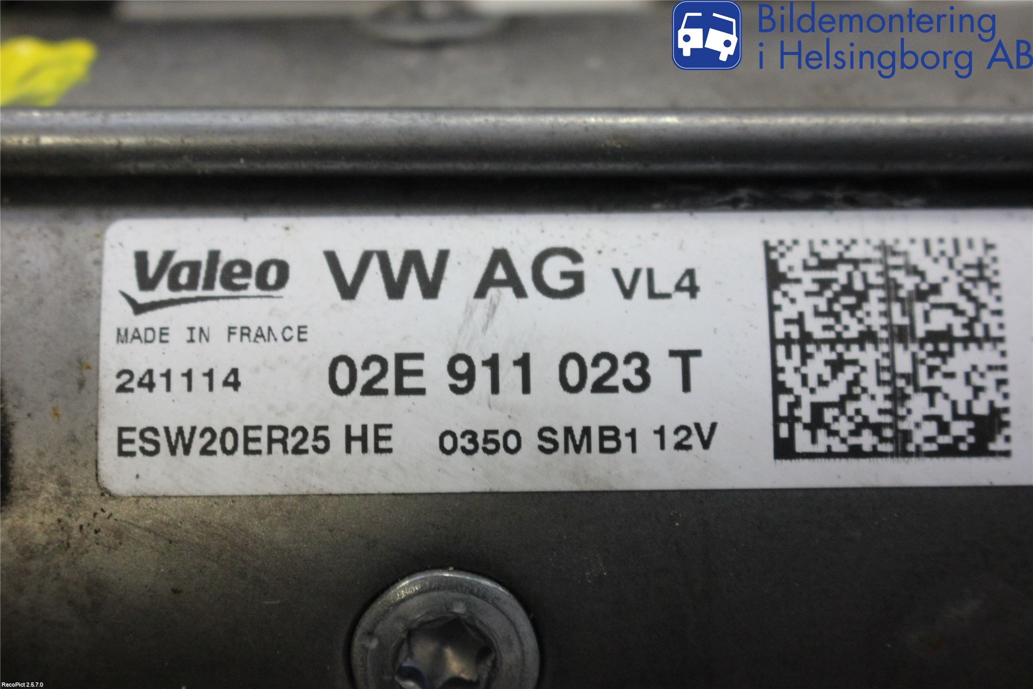 Volkswagen VW PASSAT 15-19 Startmotor Diesel