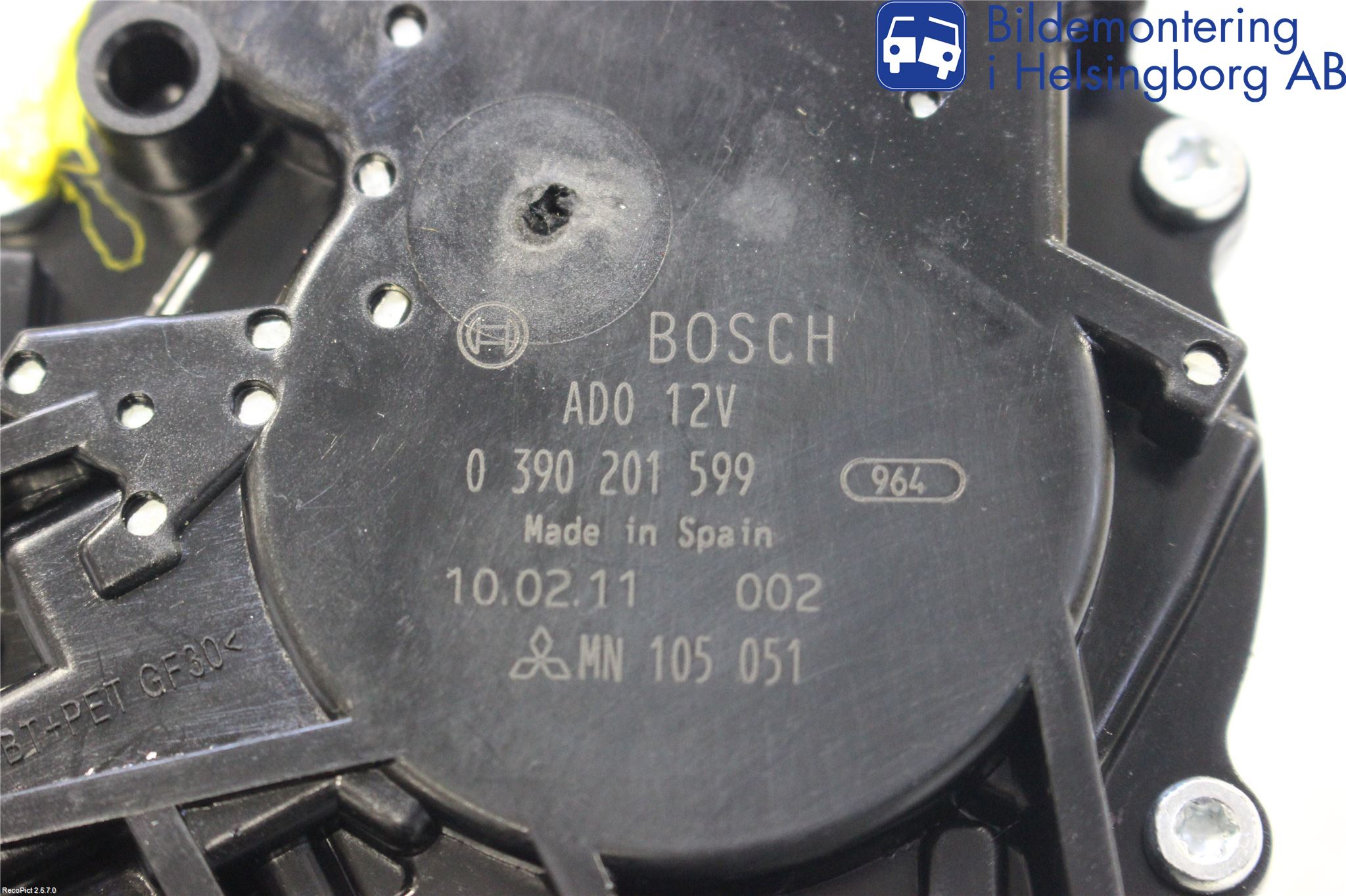 Mitsubishi COLT 09-13 Torkarmotor Baklucka