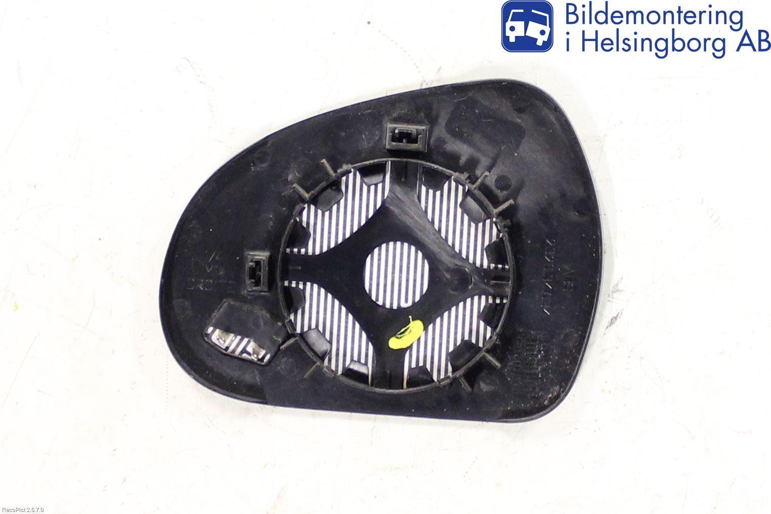 Peugeot 207 Spegelglas Hö