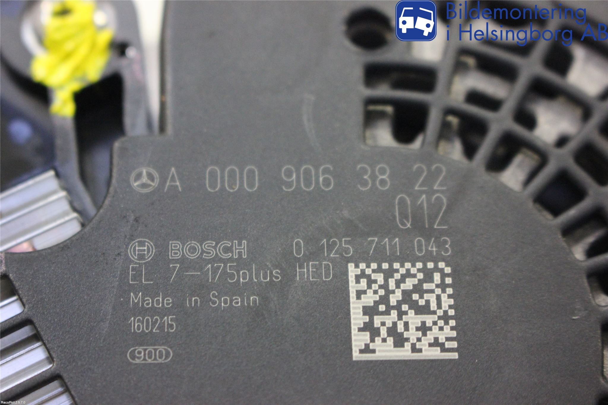 Mercedes-Benz MB A-KLASS (W176) 13-18 Generator