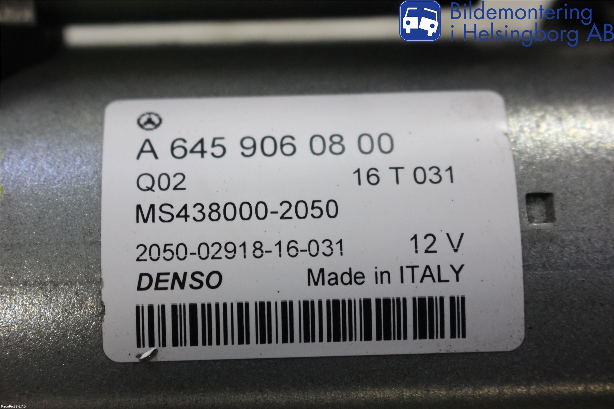 Mercedes-Benz MB A-KLASS (W176) 13-18 Startmotor Diesel