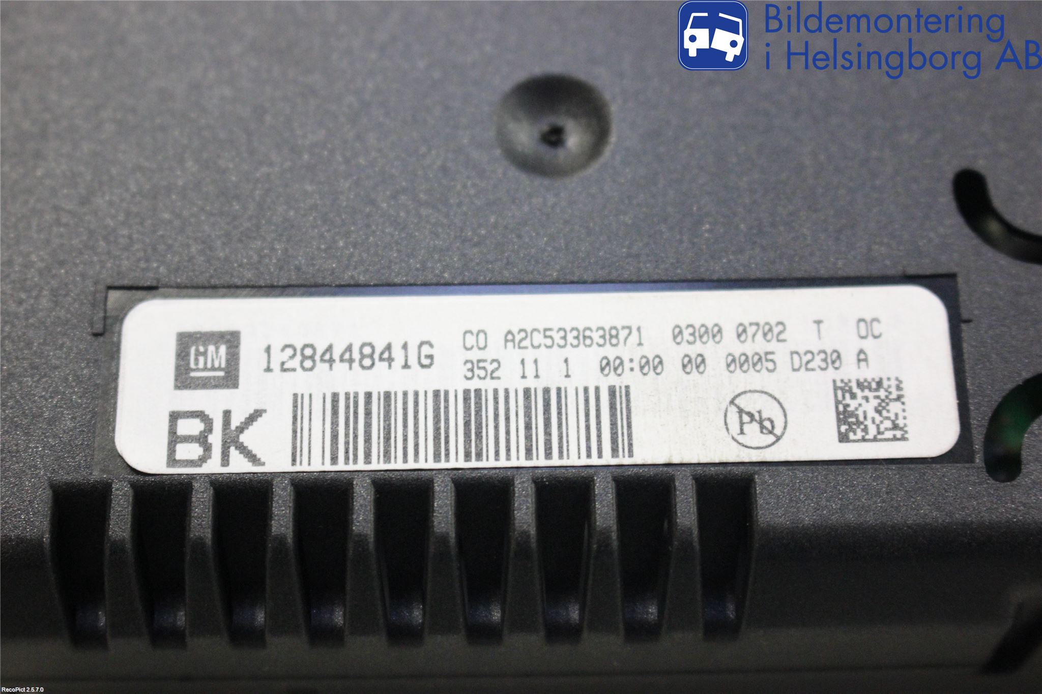 Opel INSIGNIA 09-16 Kontrolldisplay