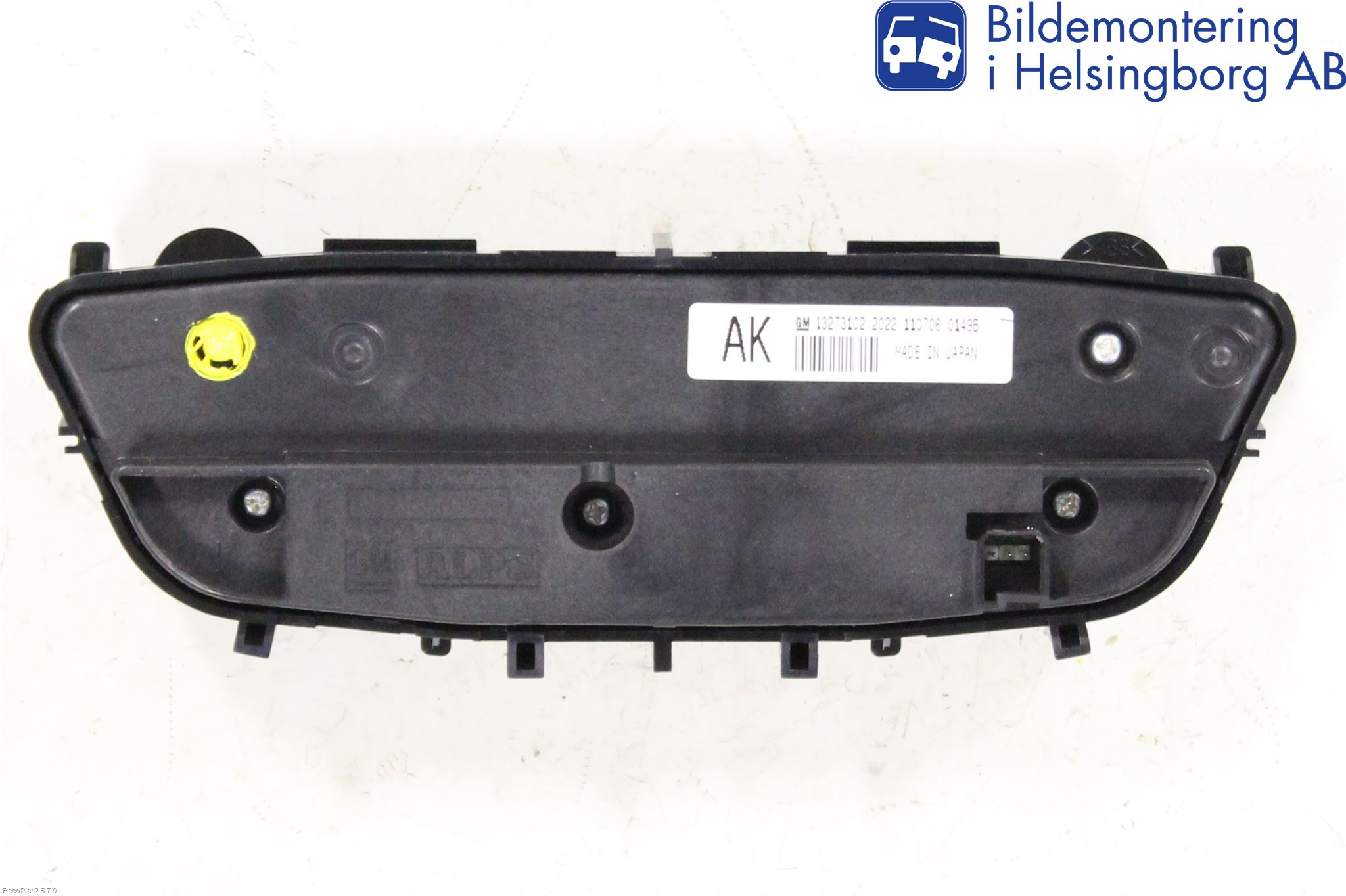 Opel INSIGNIA 09-16 Ac Styrenhet Ac Manöveren