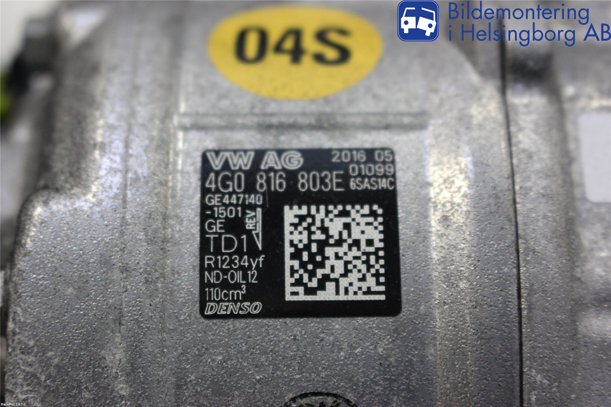 Audi A6/S6 4G 11-18 Ac Kompressor