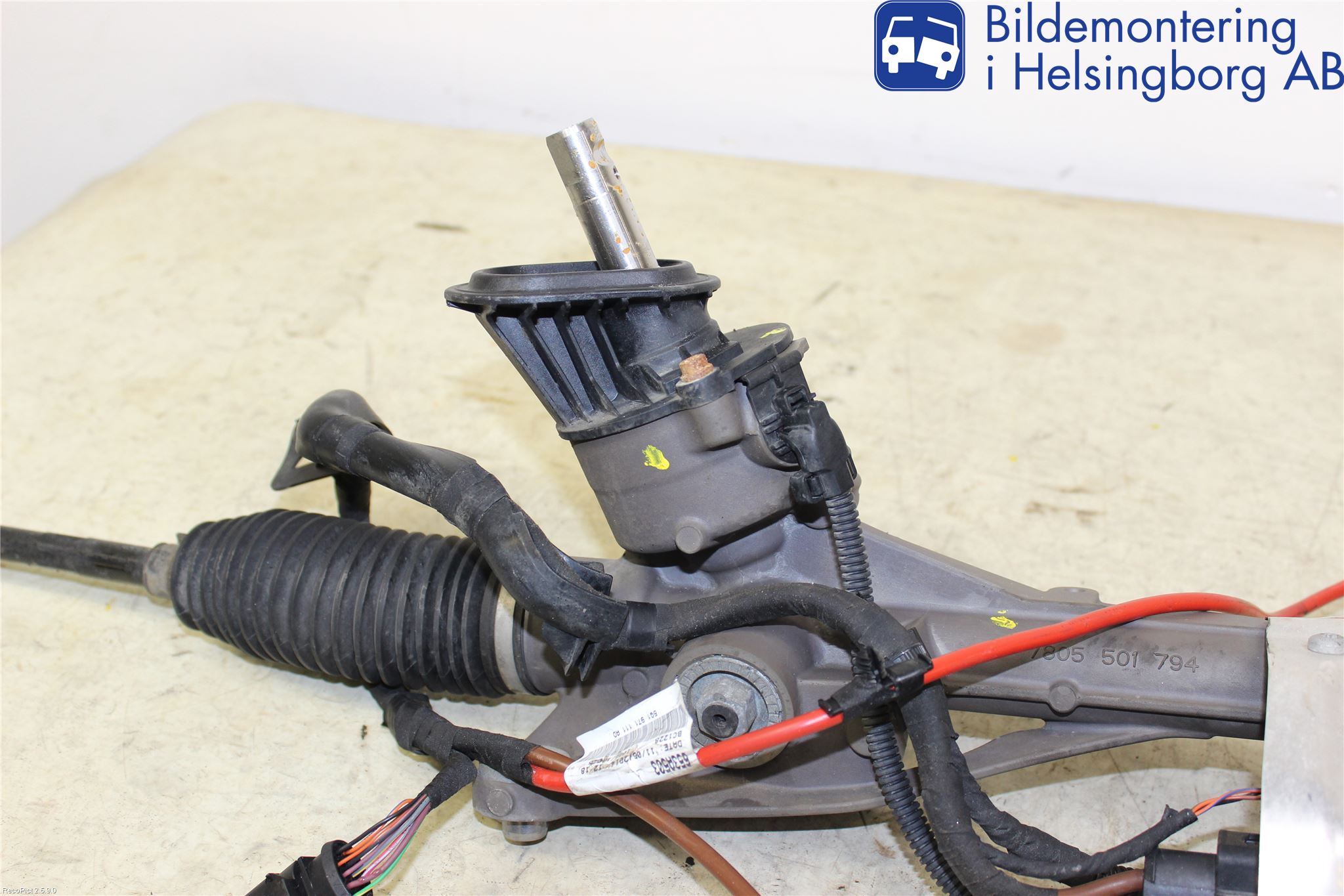 Volkswagen VW GOLF / E-GOLF VII 13-20 Styrväxel Servo -Snäcka